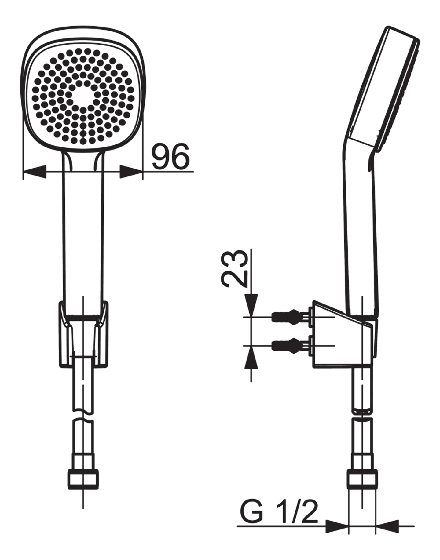 Oras Apollo Style 535 käsisuihkusetti - 2