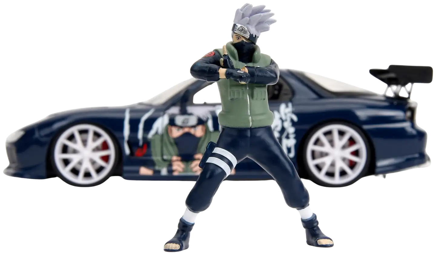 Jada Naruto Shippuden Kakashi Hatake ja 1993 Mazda RX-7, 20 cm, 1:24, die-cast - 6