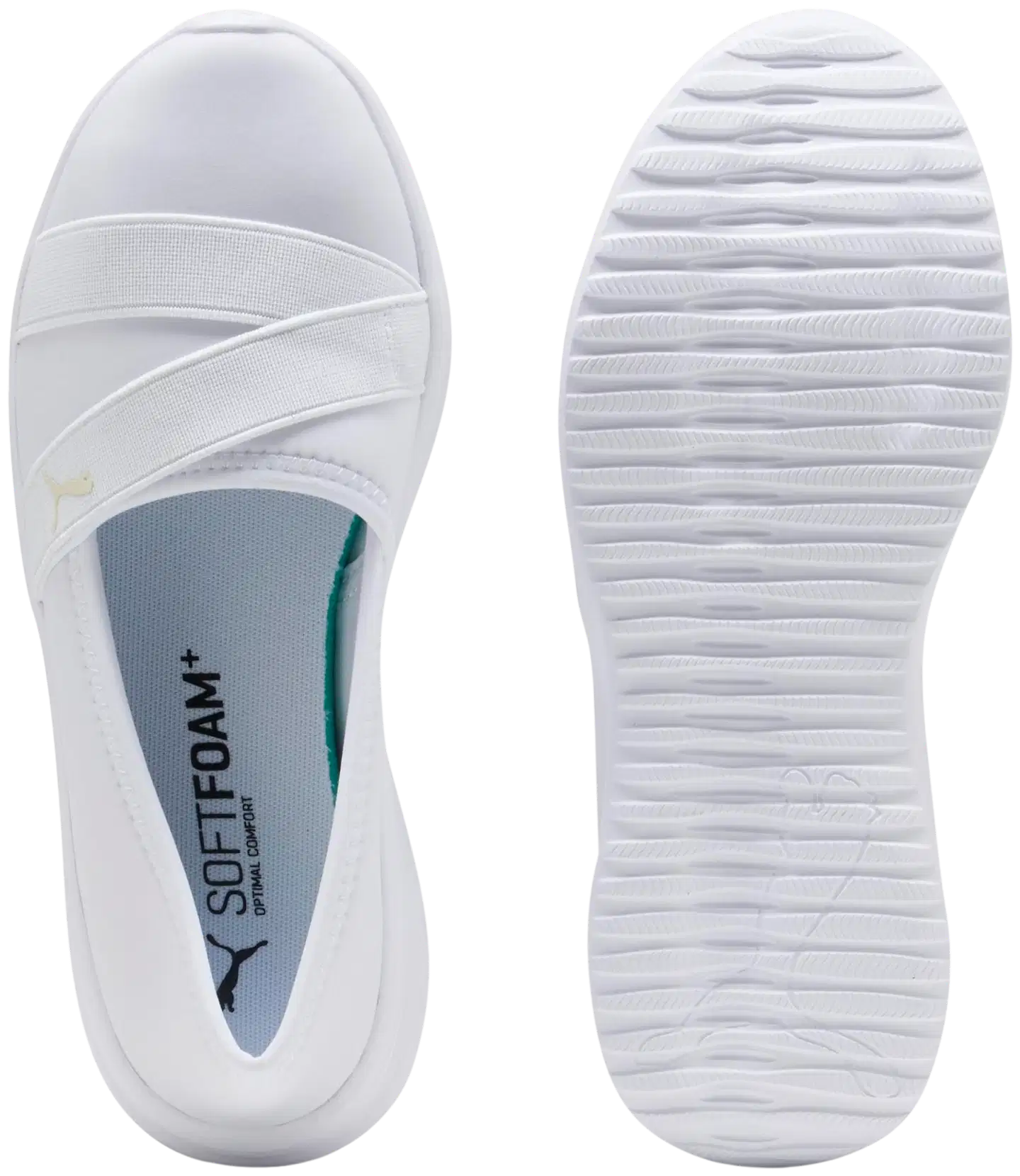 Puma naisten sportballerina Adelina 2 - White-White - 5