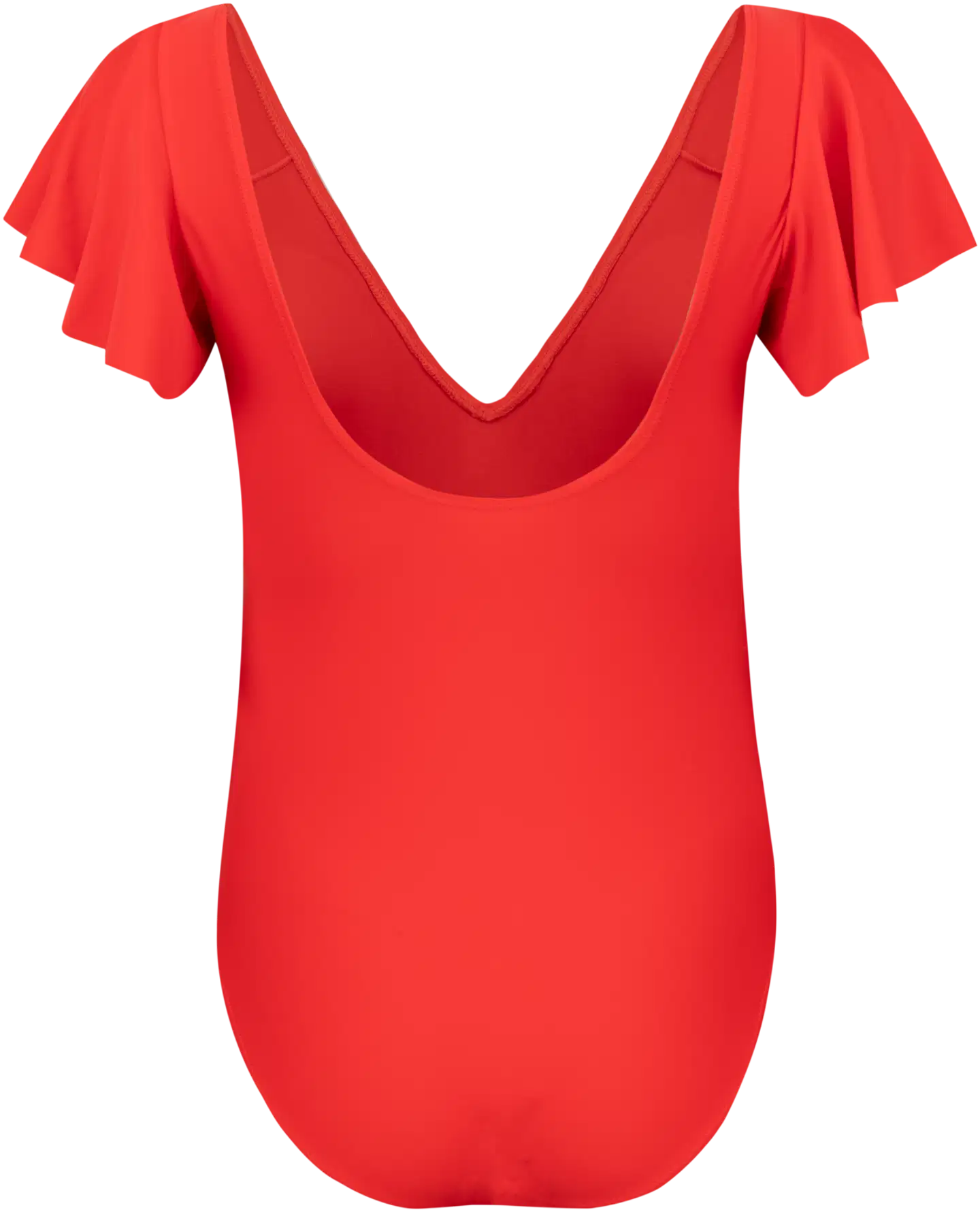 Actuelle naisten uimapuku hihoilla 215A012611 - RED - 2