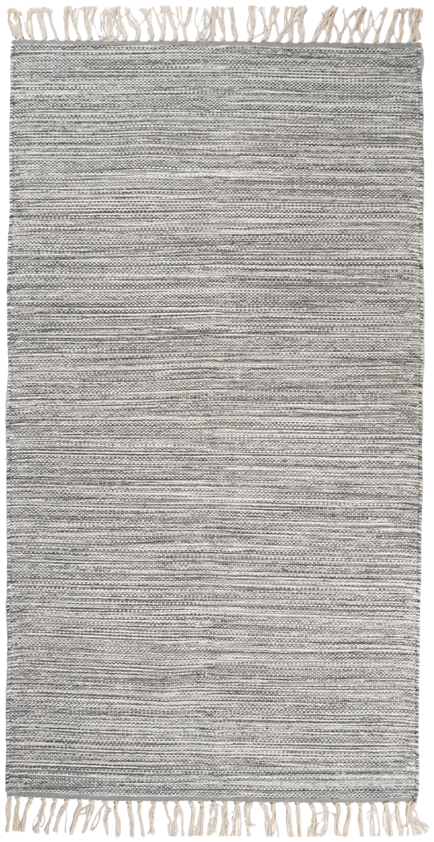 ihankotona puuvillamatto Kesälahti 140x200 cm harmaa - 1