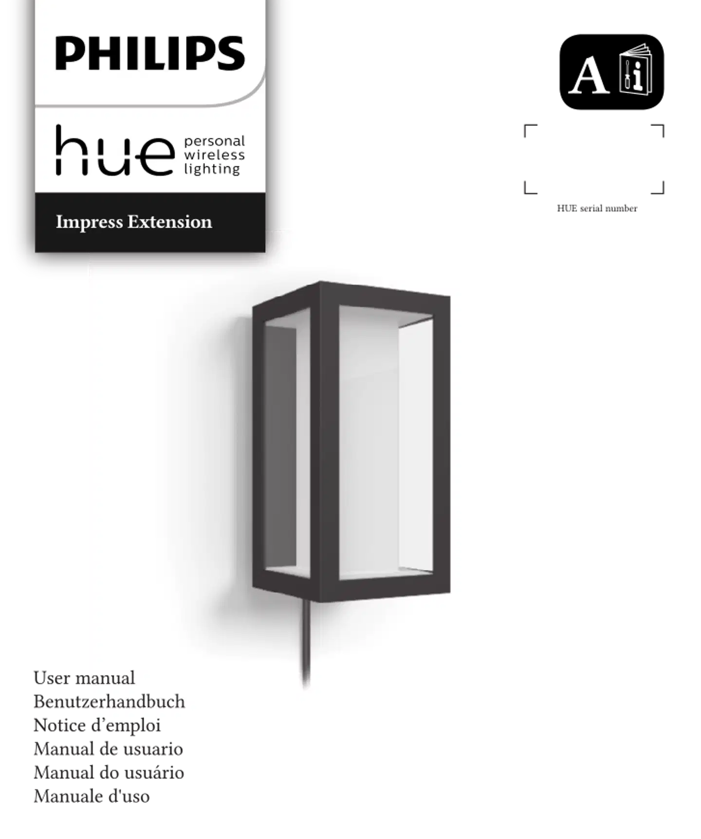 Philips Hue Impress -seinävalaisin ulkokäyttöön 16W 2000-6500K 1180LM säädettävä - 3