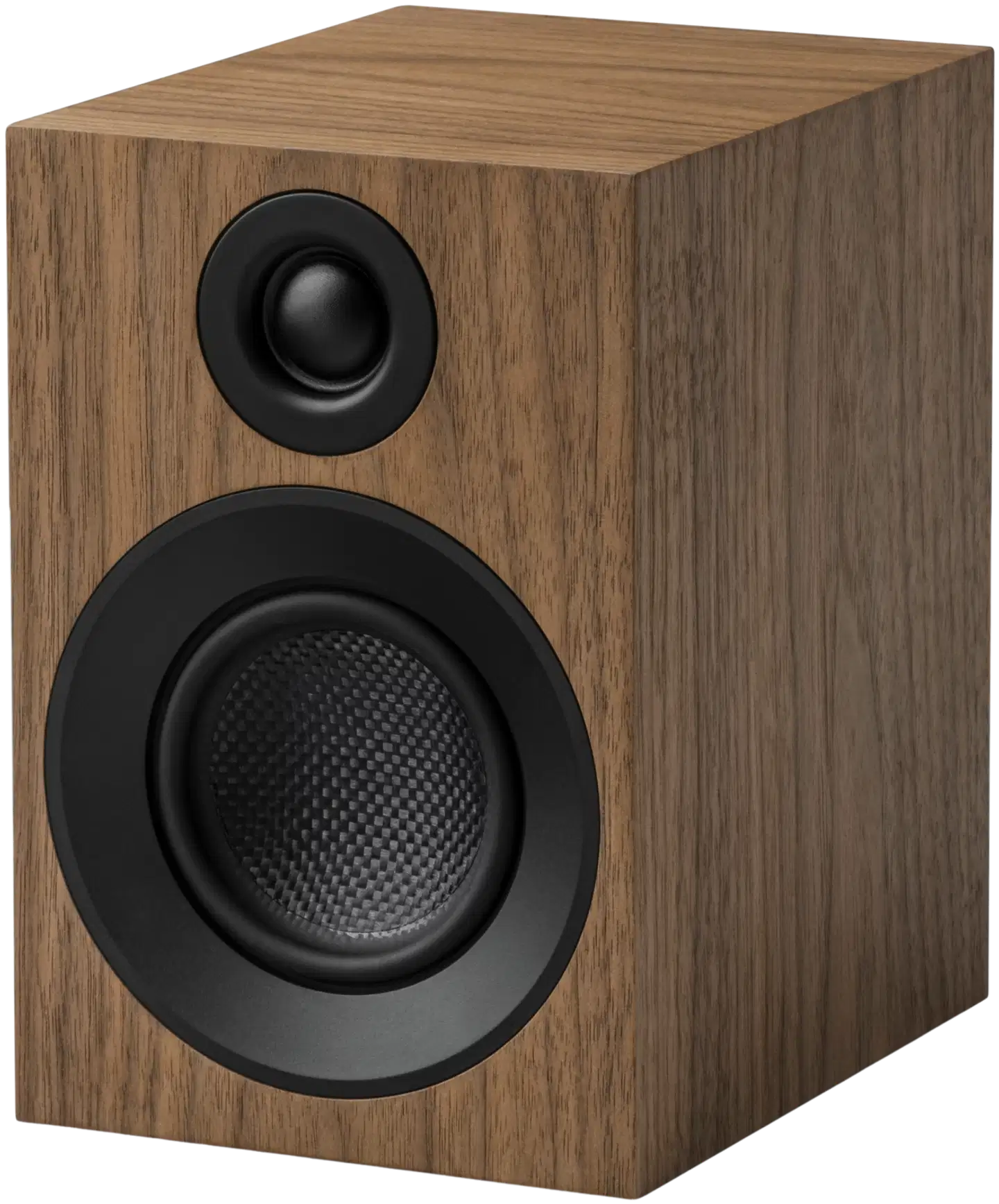 Pro-Ject Jalusta/Hyllykaiuttimet Speaker Box 3 E Carbon satiini valkoinen - pähkinä