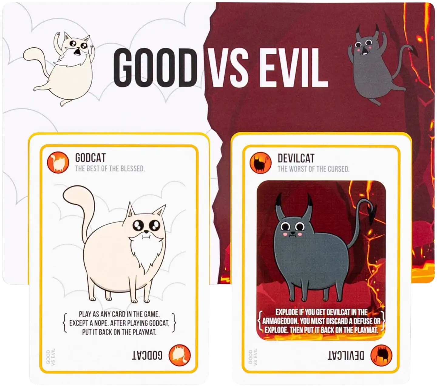 Exploding Kittens Good vs Evil -Partypeli - 6