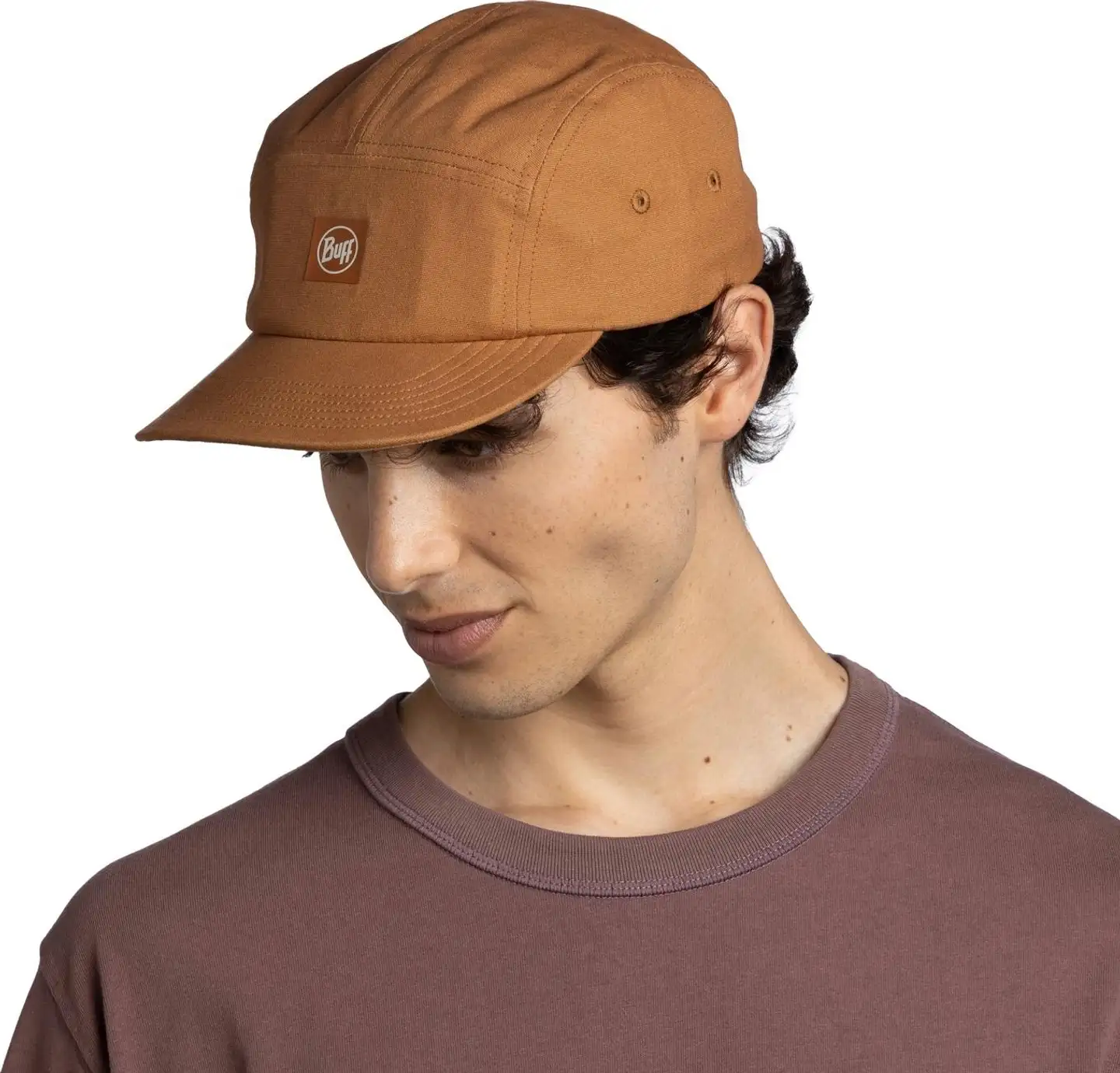 Buff unisex lippis 5 Panel Venture Cap - Camel - 3