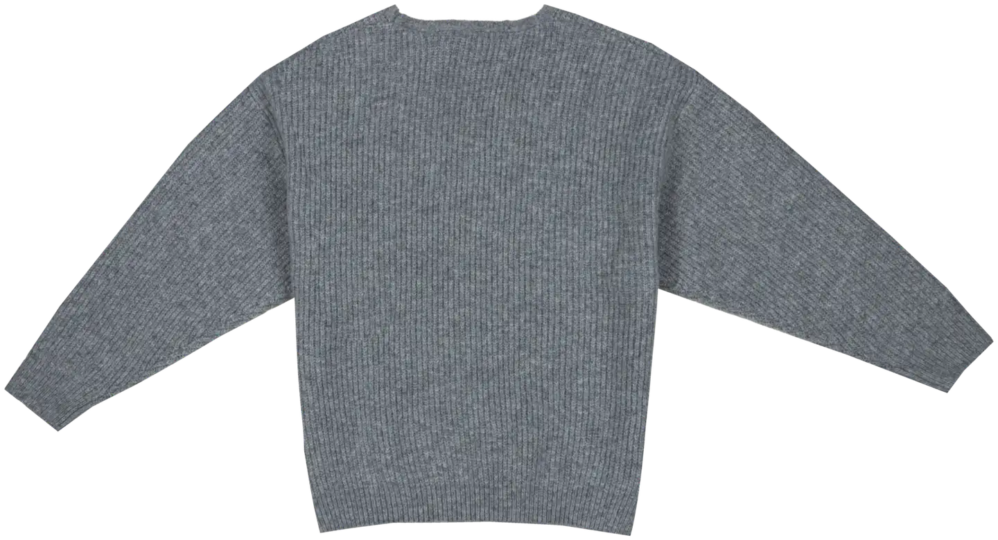 House naisten neule 213H402505 - Light grey - 2