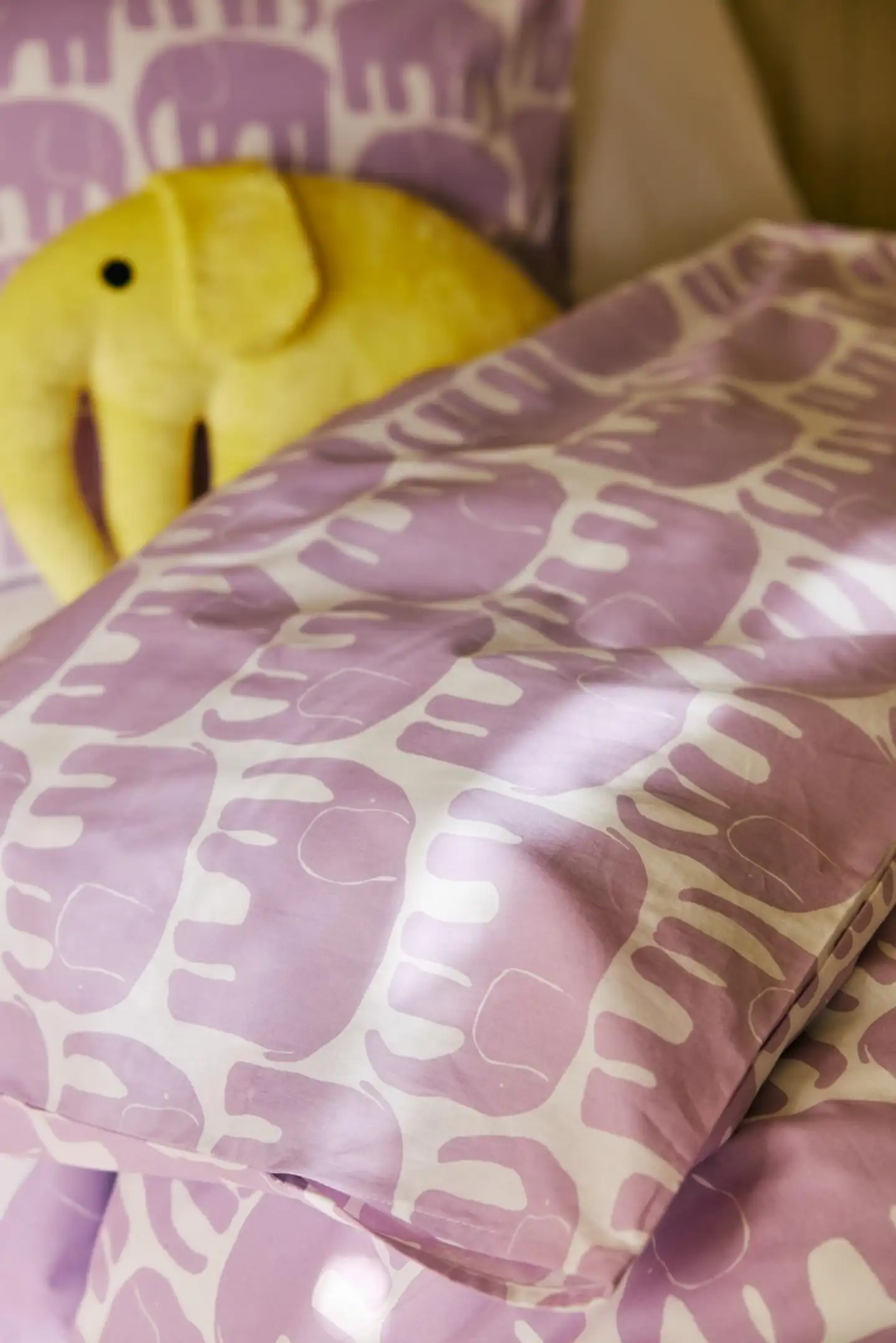 Finlayson pussilakanasetti Elefantti 150X210+50X60 vaalea lila - 5