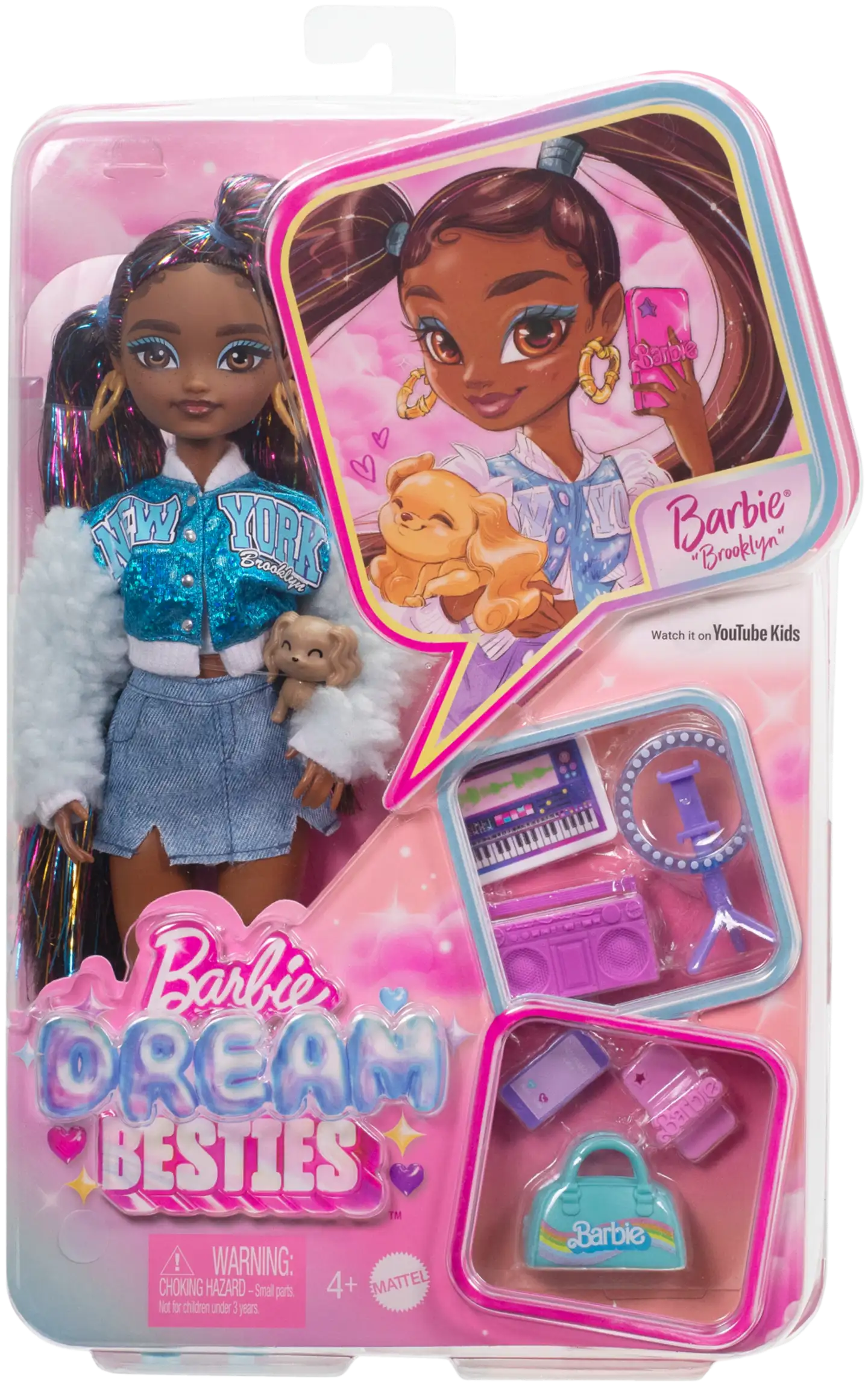 Barbie Dream Besties Brooklyn -muotinukke - 3