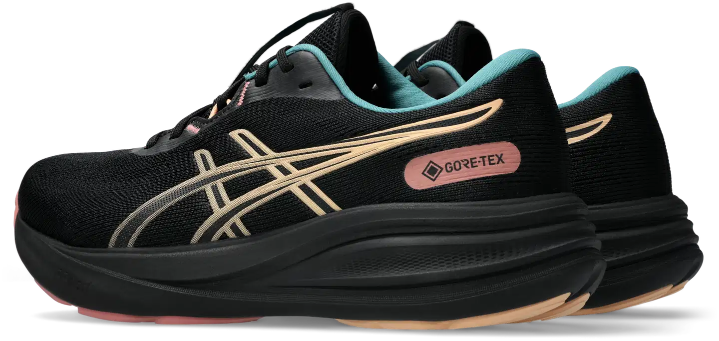Asics Gel-Pulse 17 naisten Gore-Tex kenkä - BLACK/APRICOT CRUSH - 2
