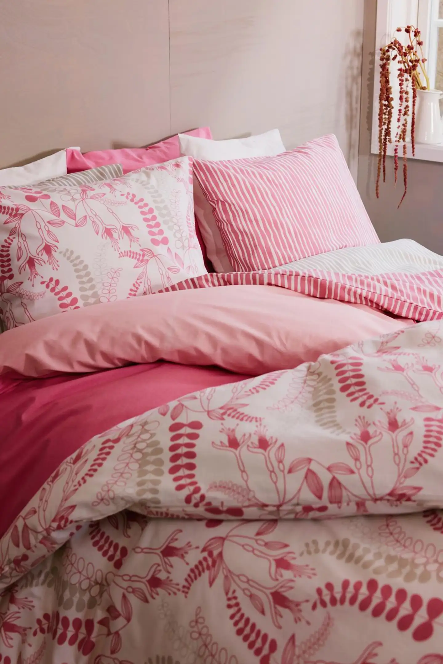 Finlayson pussilakanasetti Hanna 150X210+50X60 malva-harmaa - 4