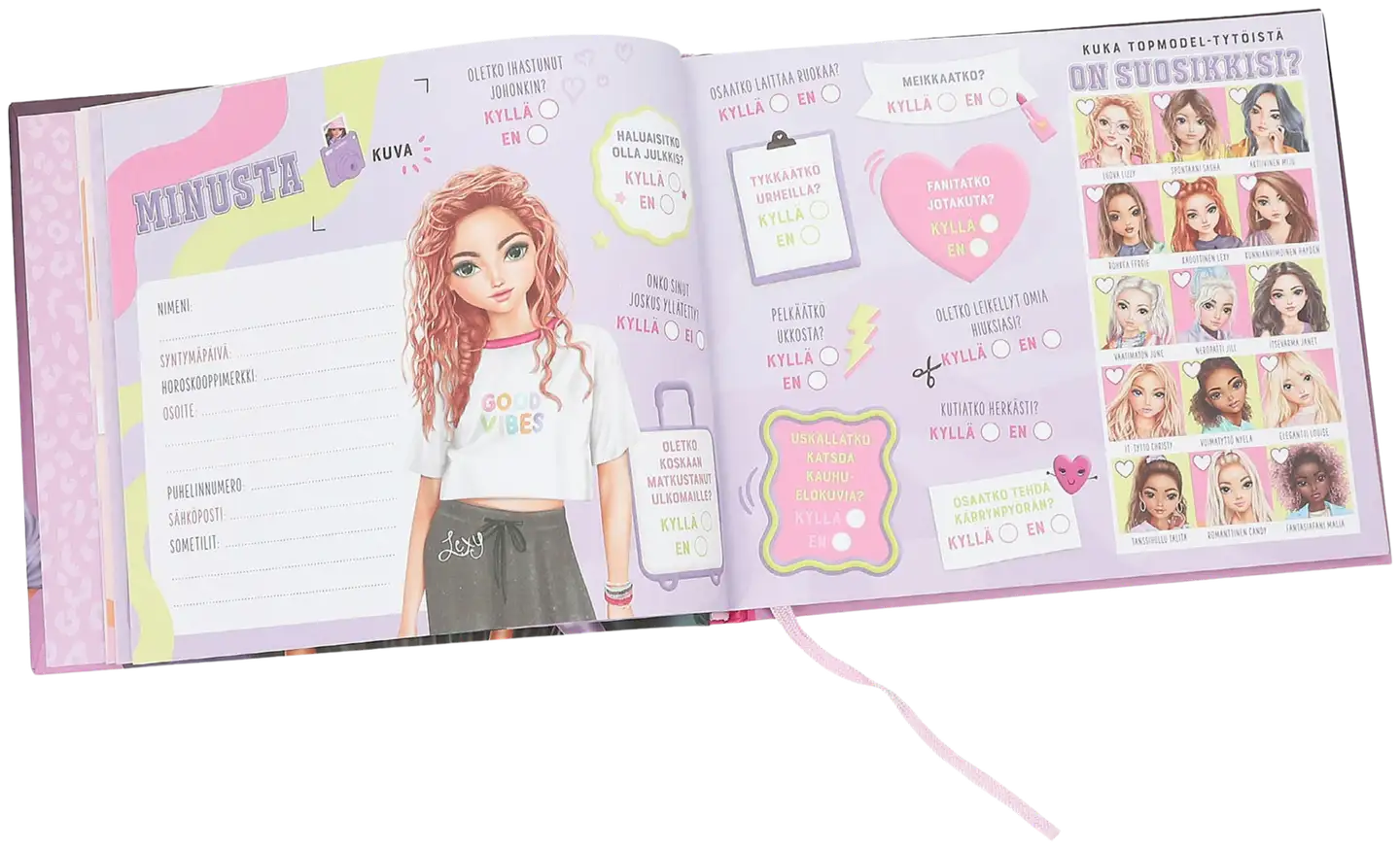 TOPModel ystäväkirja REBEL KITTY - 2
