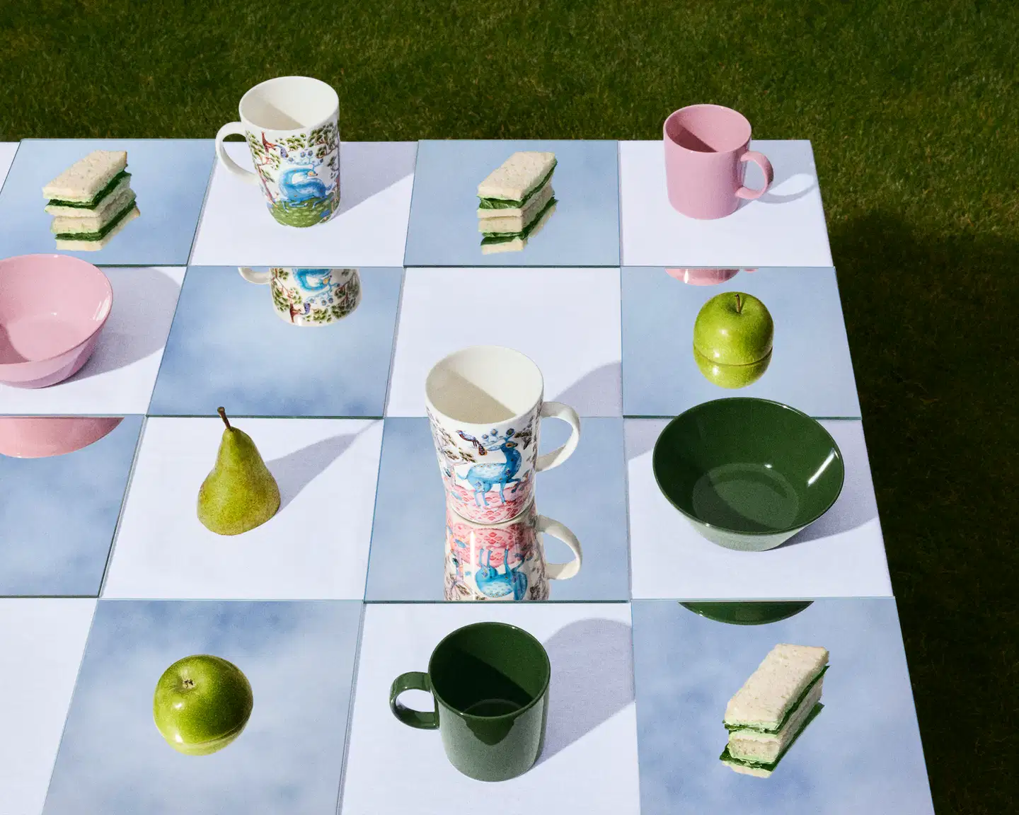 Iittala Satumetsä pinkki-taivaansininen 0,4L muki - 4