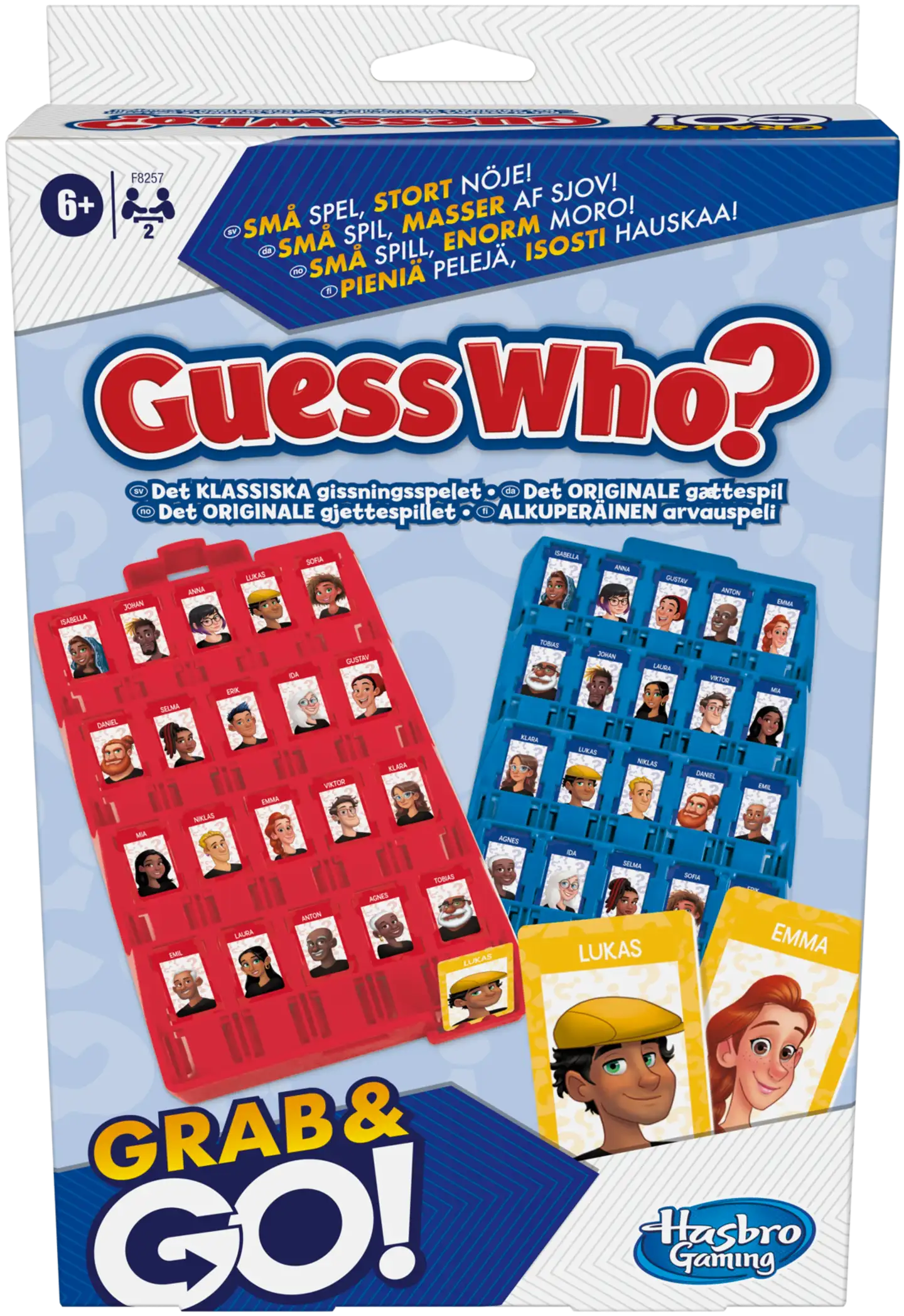 Hasbro Matkapeli Guess who Grab&Go - 1