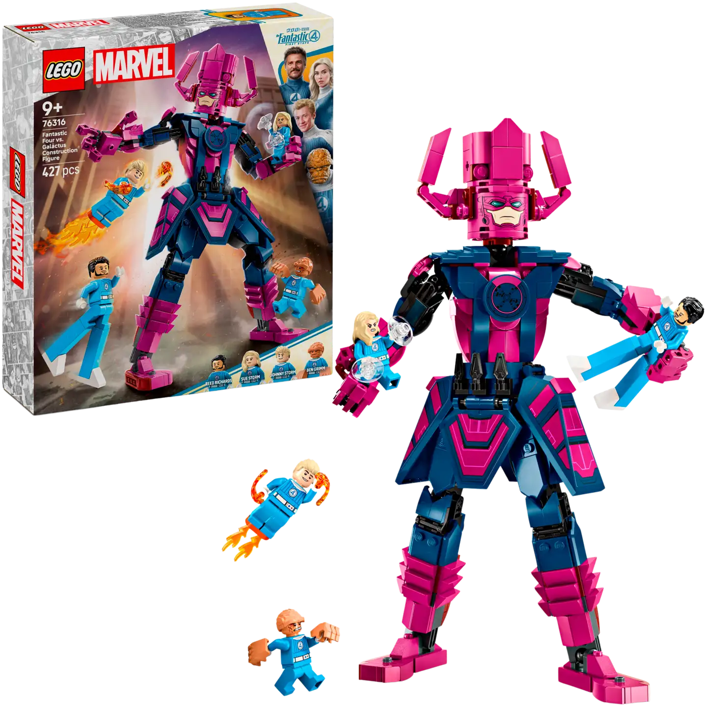 LEGO® Marvel 76316 Ihmeneloset vastaan Galactus-rakennushahmo - 1