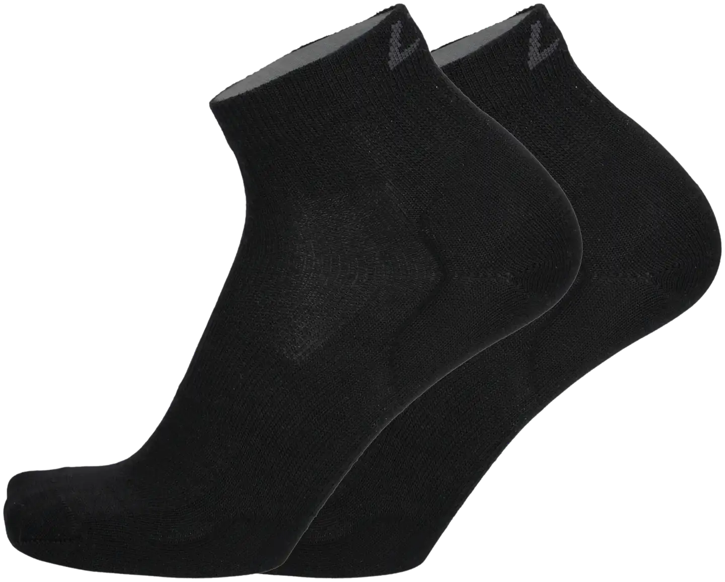 Luode12 unisex lyhytvartiset vaellussukat merinovilla - MUSTA - 1