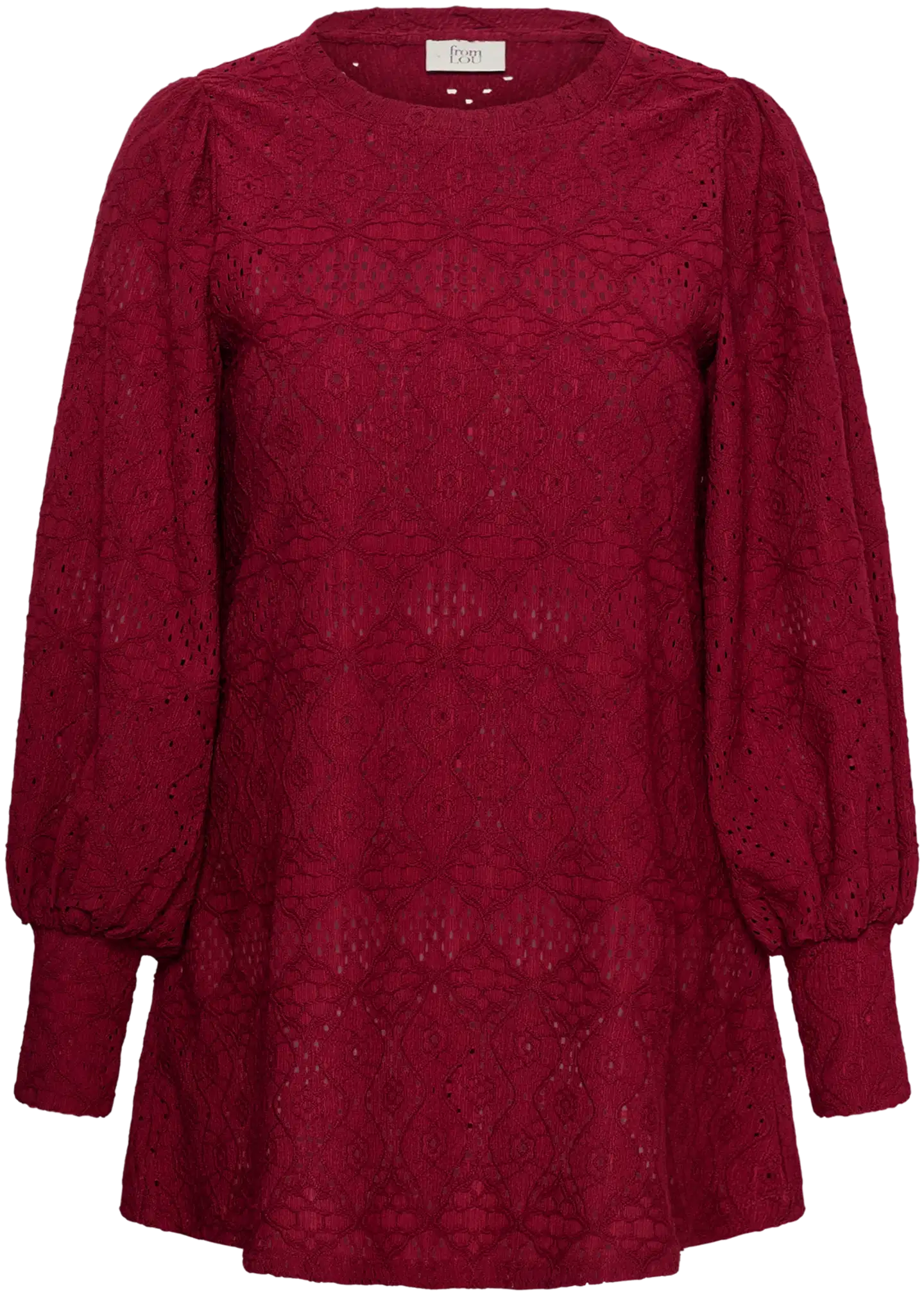 From Lou naisten pluskoon pitsimekko Flaliana - Beet Red - 1