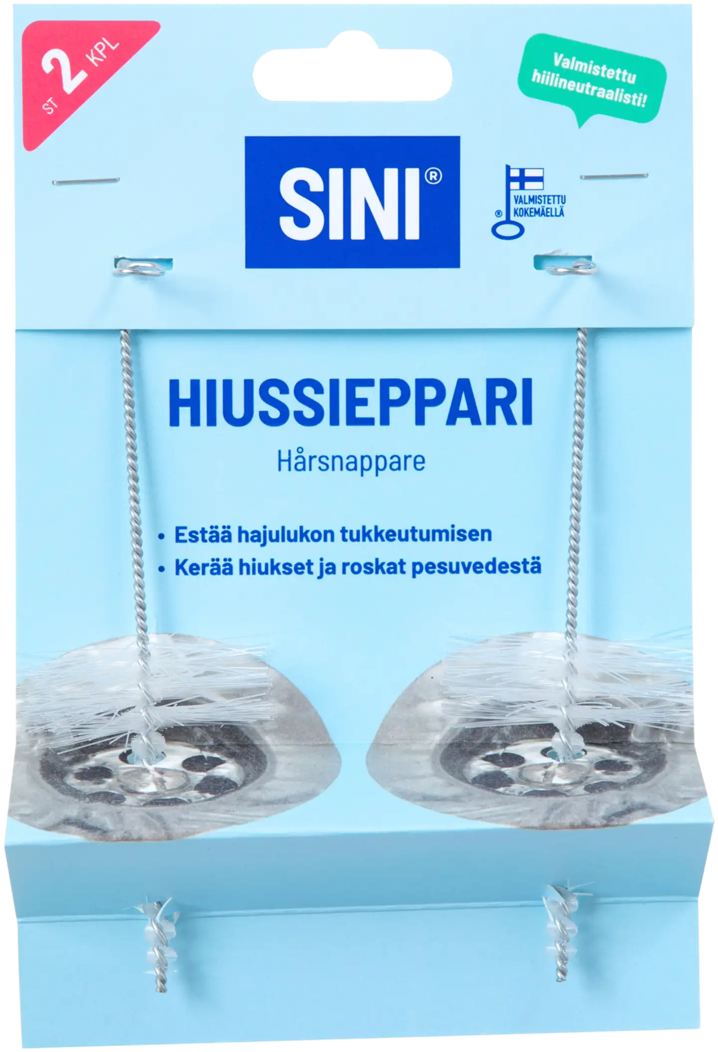 Sini hiussieppari 2kpl