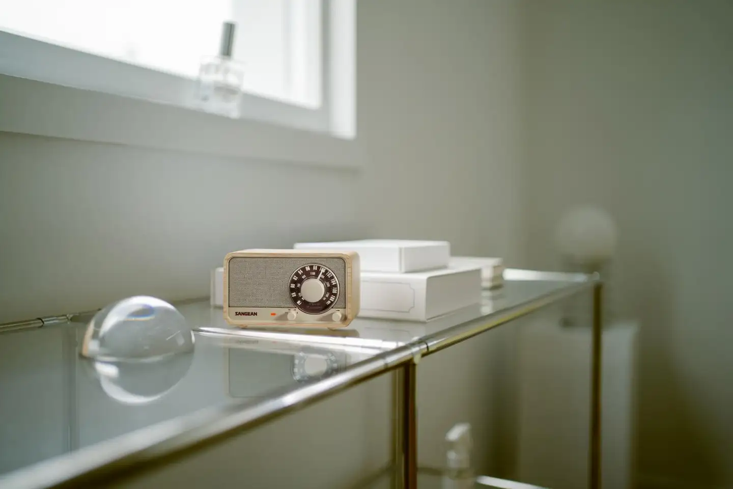 Sangean WR-8 Bluetooth pöytäradio, vaalea tammi - 8