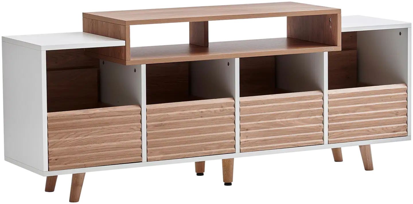 Norstone Oslo Vinyl 1600 -vinyylikaluste valkoinen/vaalea tammi - 1