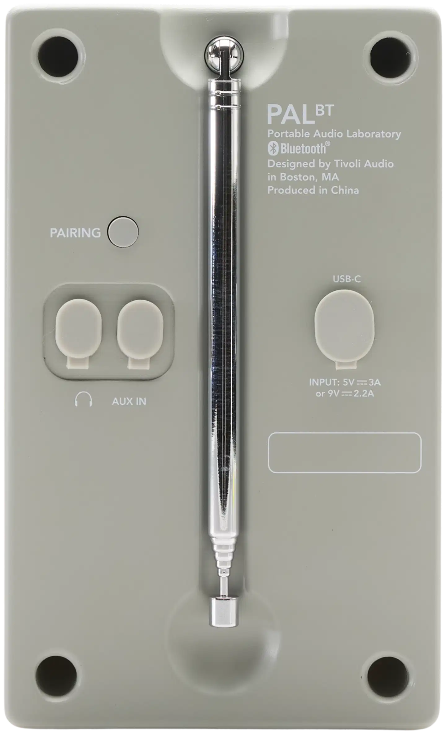 Tivoli Audio kannettava Bluetooth-radio PAL BT Gen.3 harmaa - 3