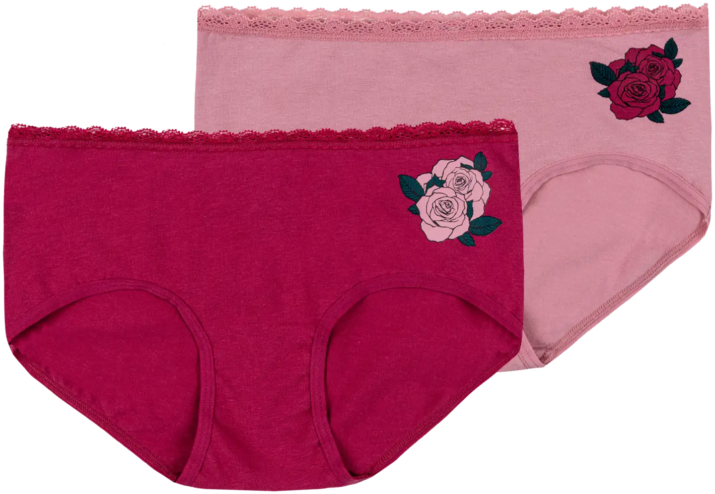 House lasten alushousut 230H082512 2-pack - cosmetic pink, plum berry - 1