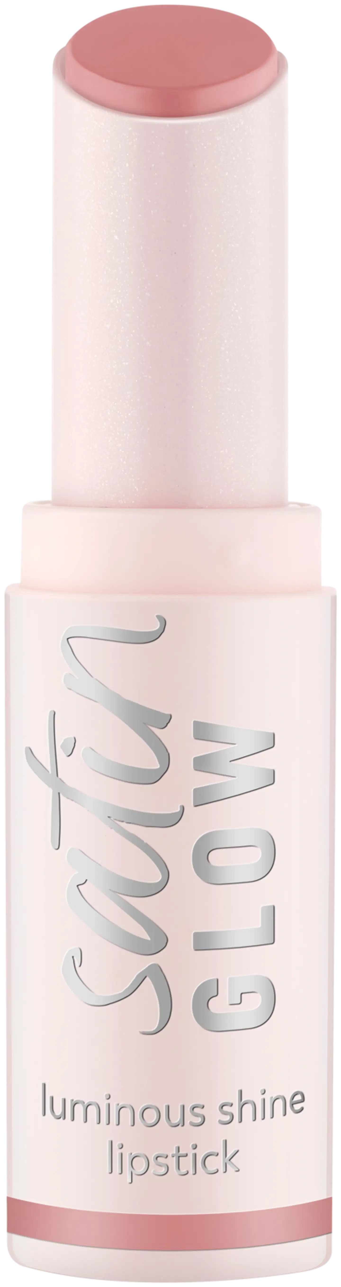 essence satin GLOW luminous shine lipstick 01 Whole Latte Love 3.5 g - Blushin It - 2