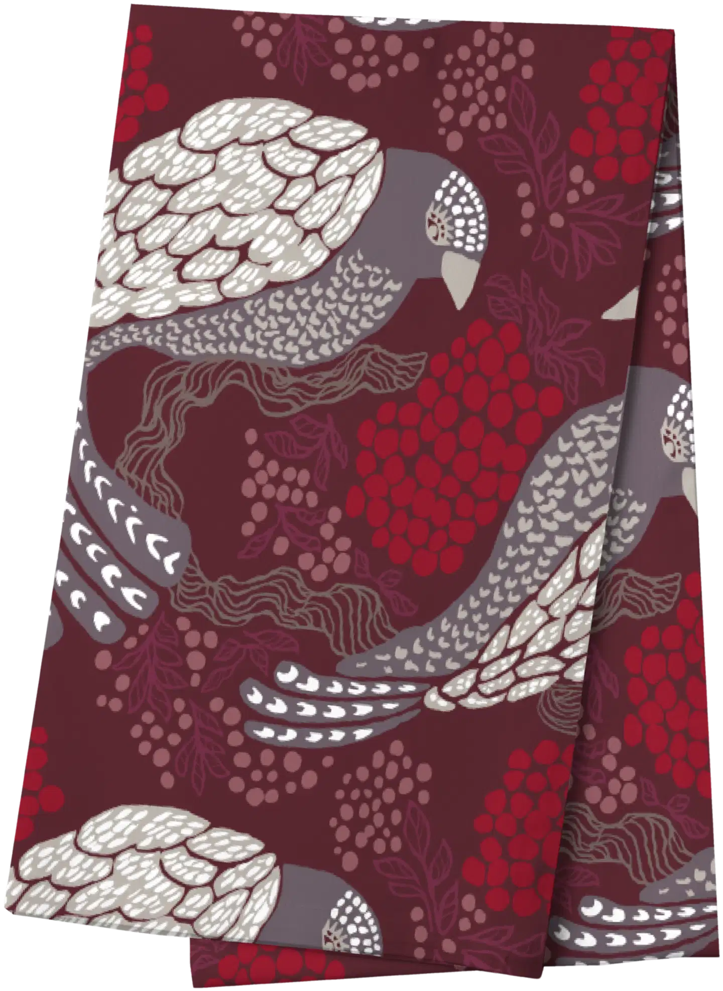 Vallila kaitaliina Viserrys 40x150 cm punainen - 2