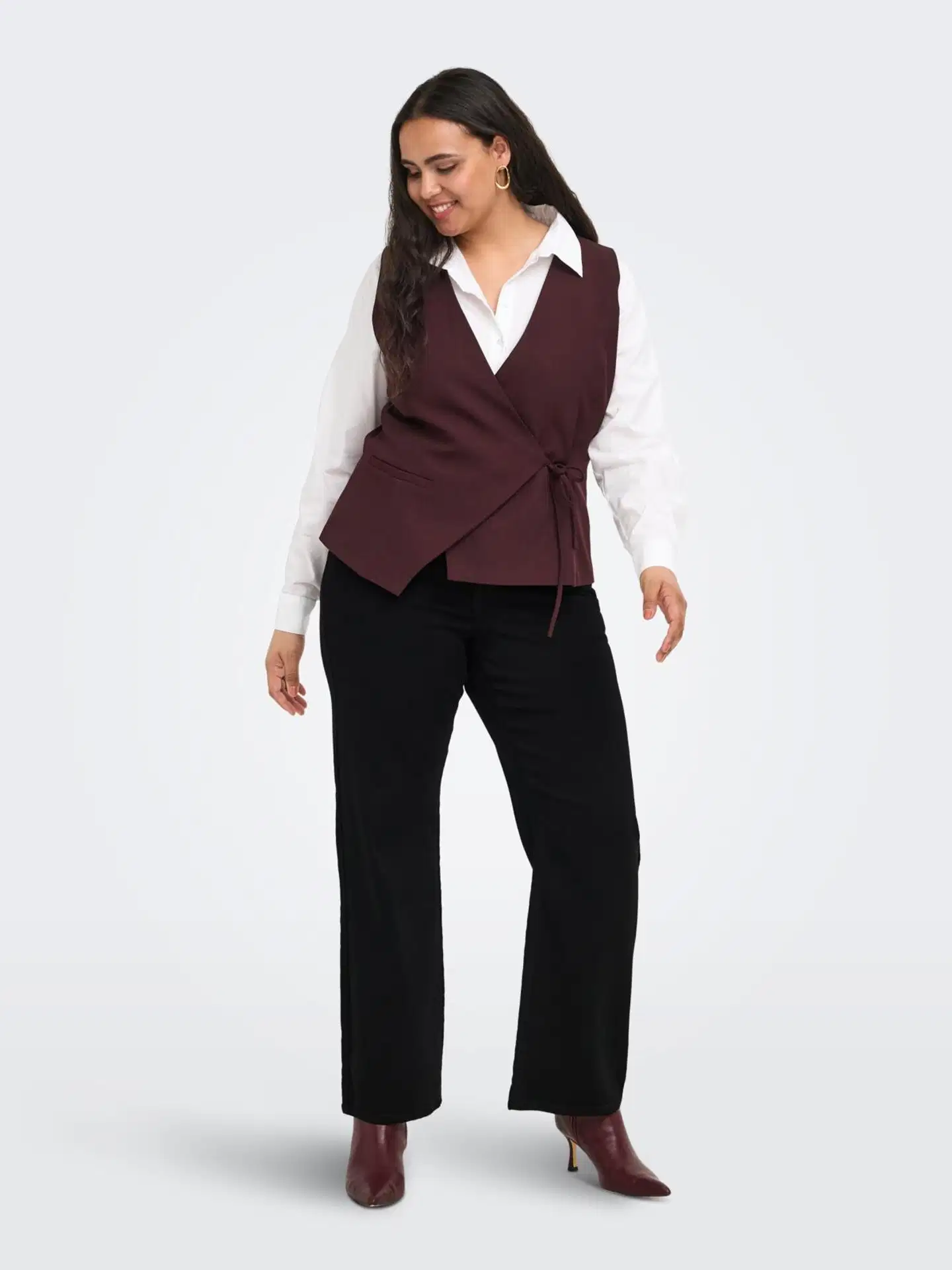 Only Carmakoma naisten farkut Caranna - Black Denim - 3