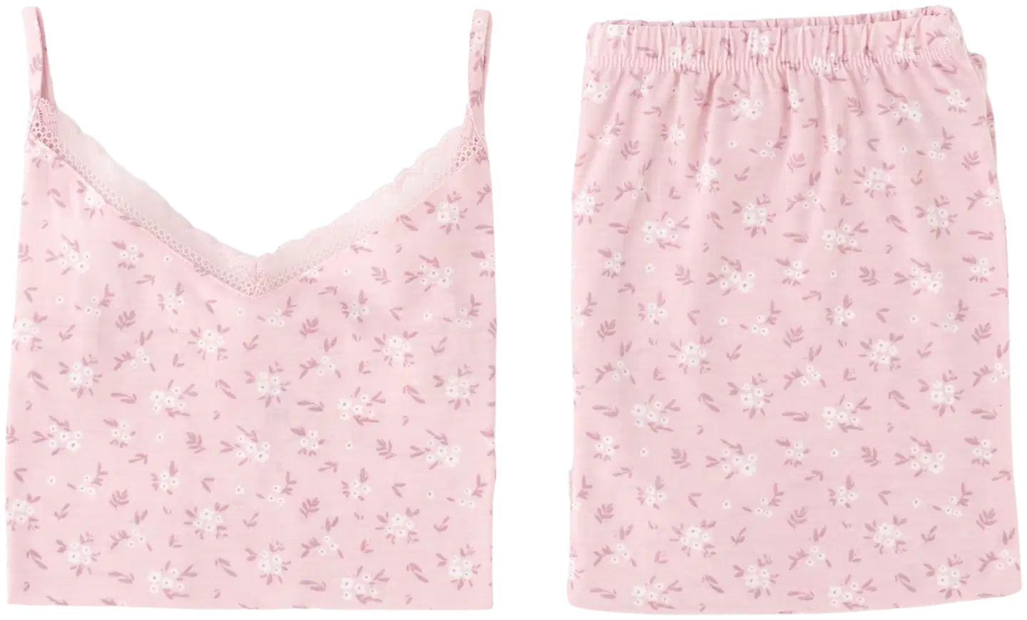 TEX naisten shortsipyjama I279927 - pink - 3