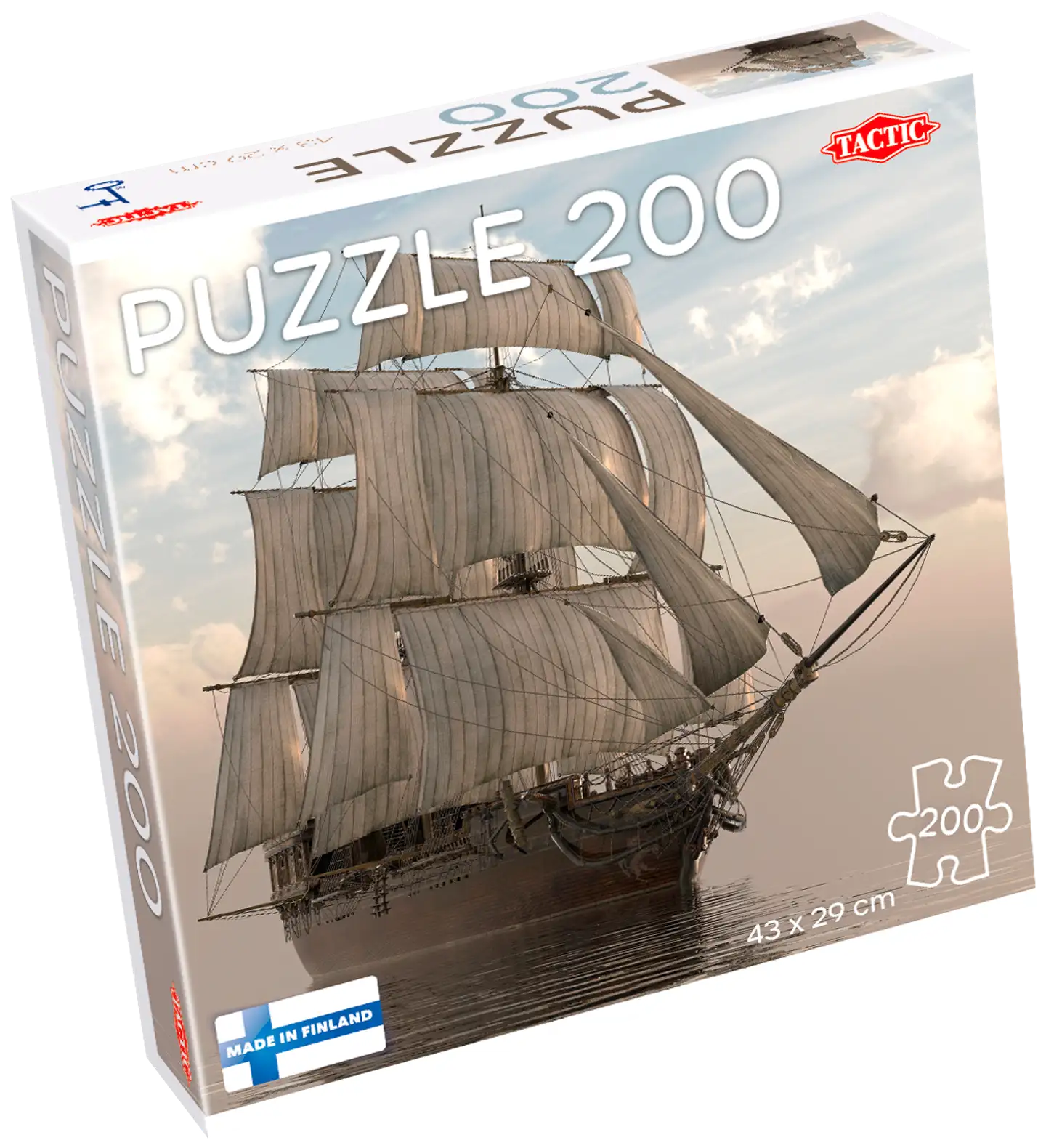 Tactic palapeli Sailboat at Sea 200 palaa