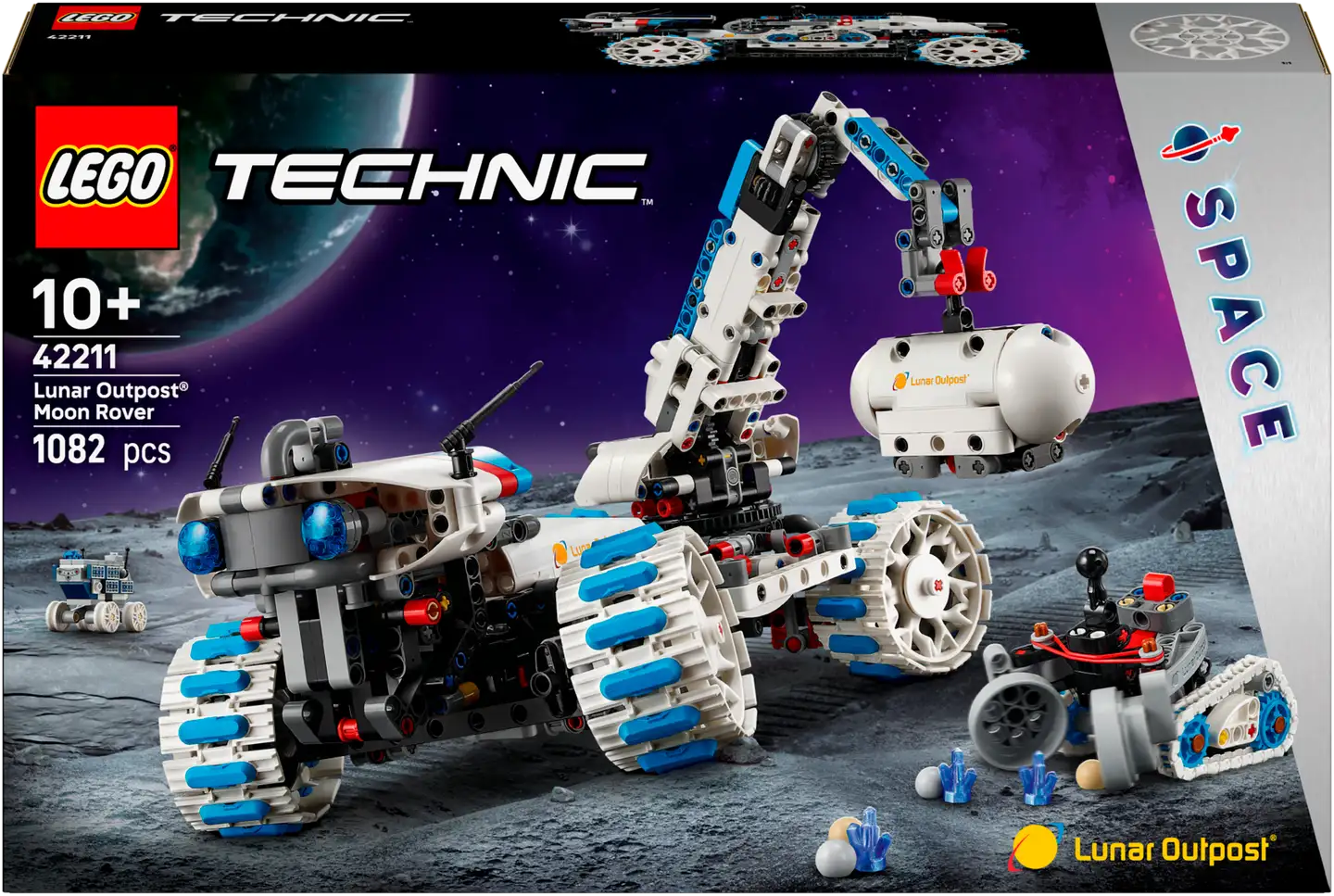 LEGO Technic 42211 Lunar Outpost™ avaruusmönkijä - 2