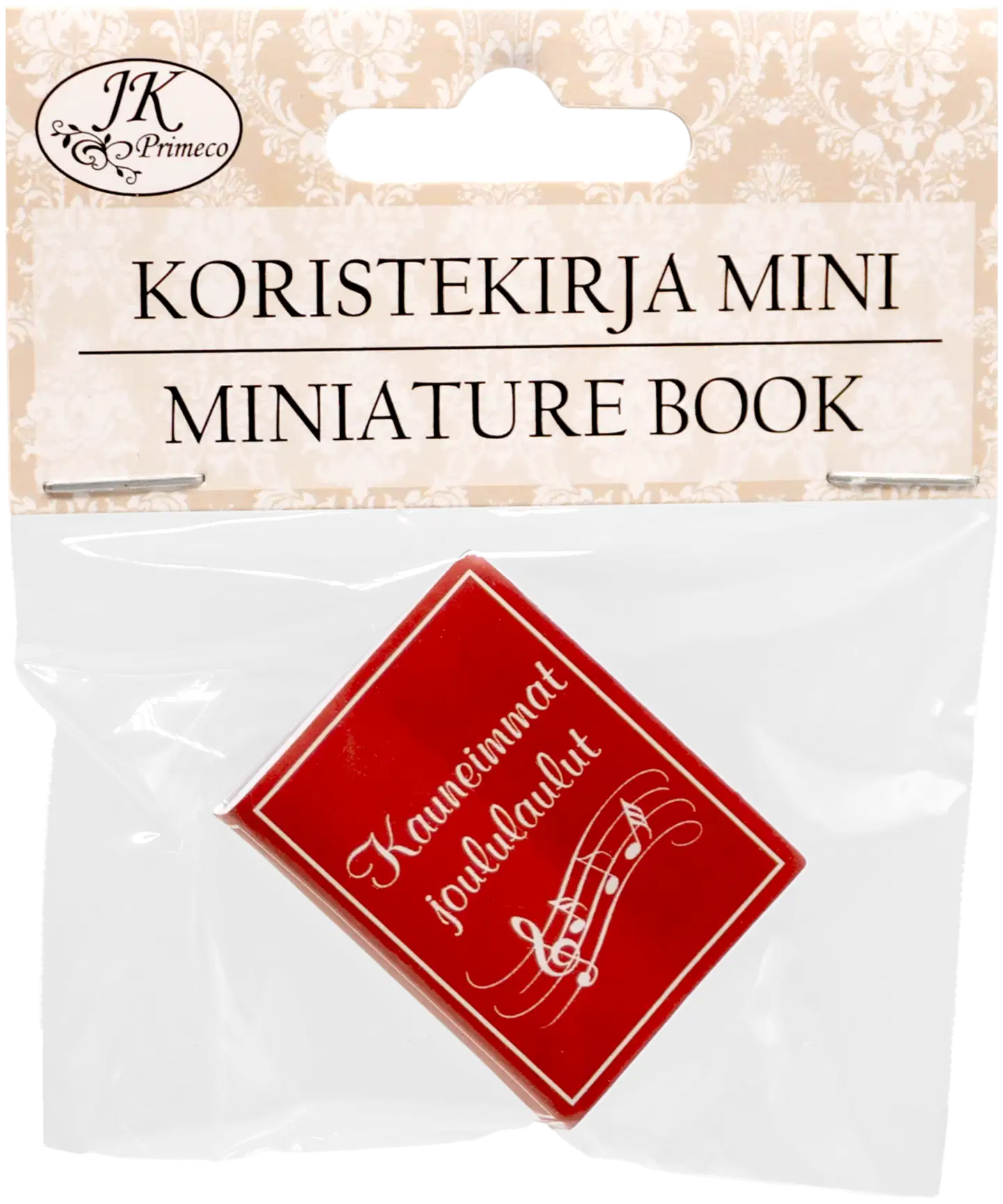 J.K. Primeco Koristekirja mini Joululaulut punainen - 1