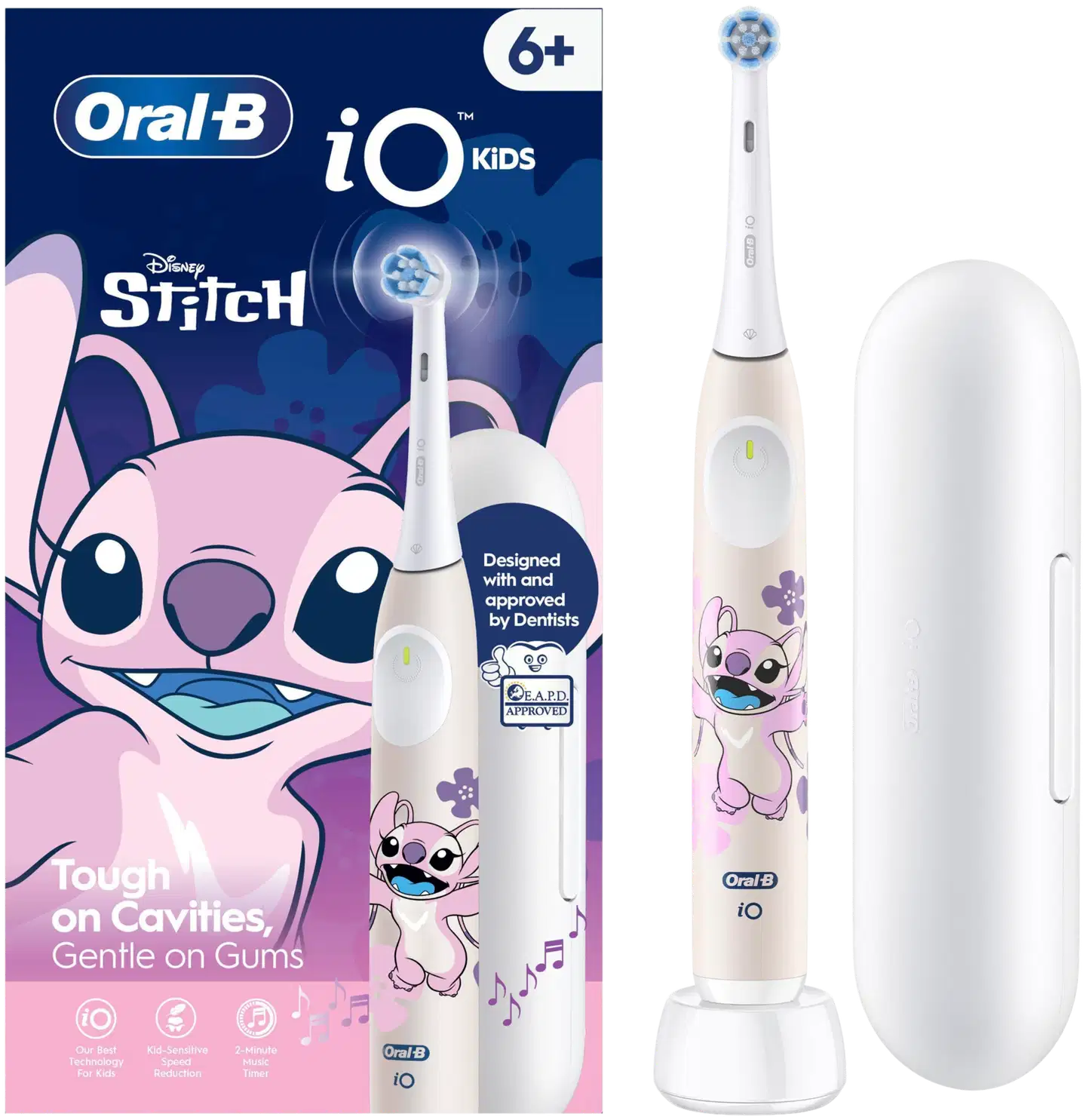 Oral-B iO Kids Angel sähköhammasharja, matkakotelo - 1