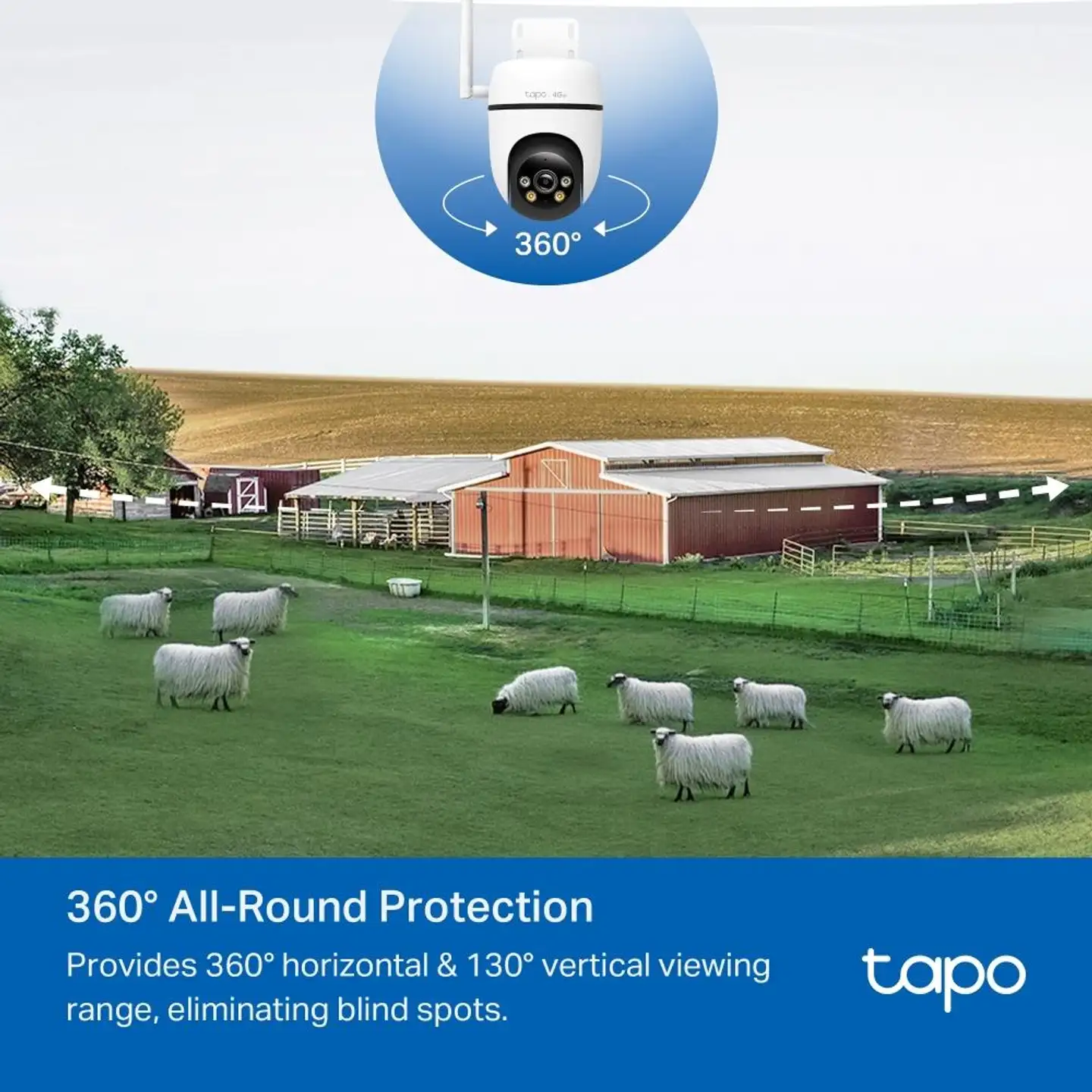 TP-Link Tapo C501GW PAN/TILT 4G -valvontakamera ulkokäyttöön - 14