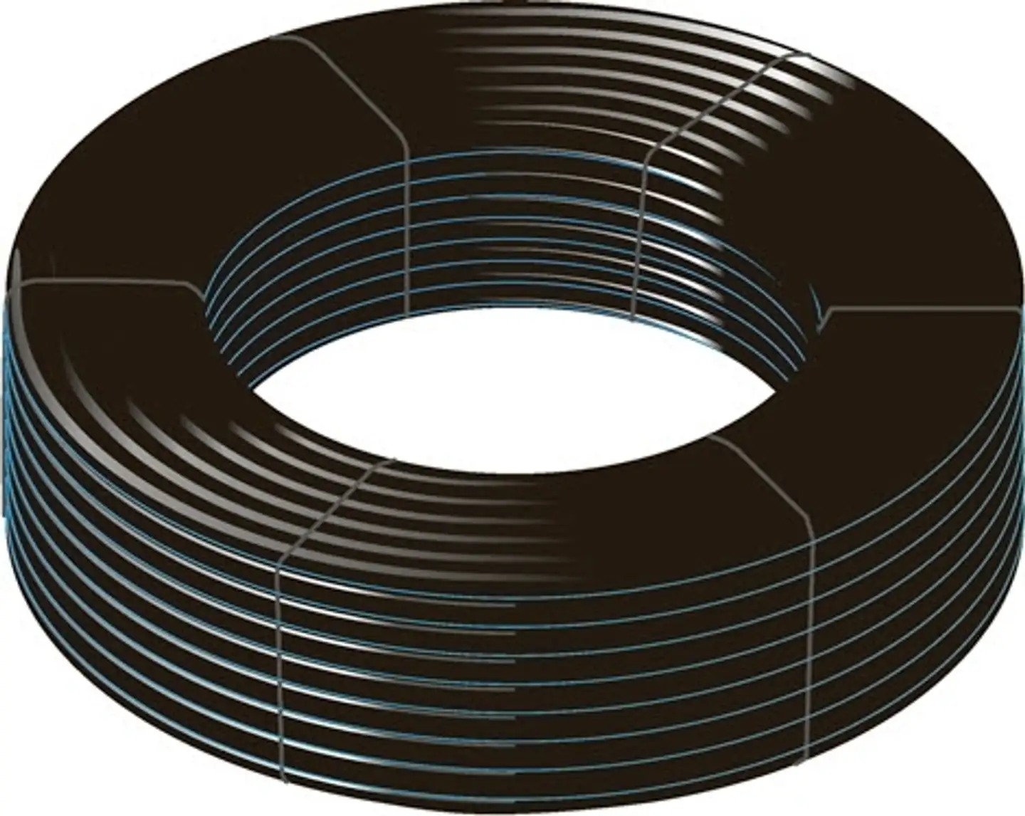 Uponor Muoviputki siniraita PEM 40x3,7/100m kieppi