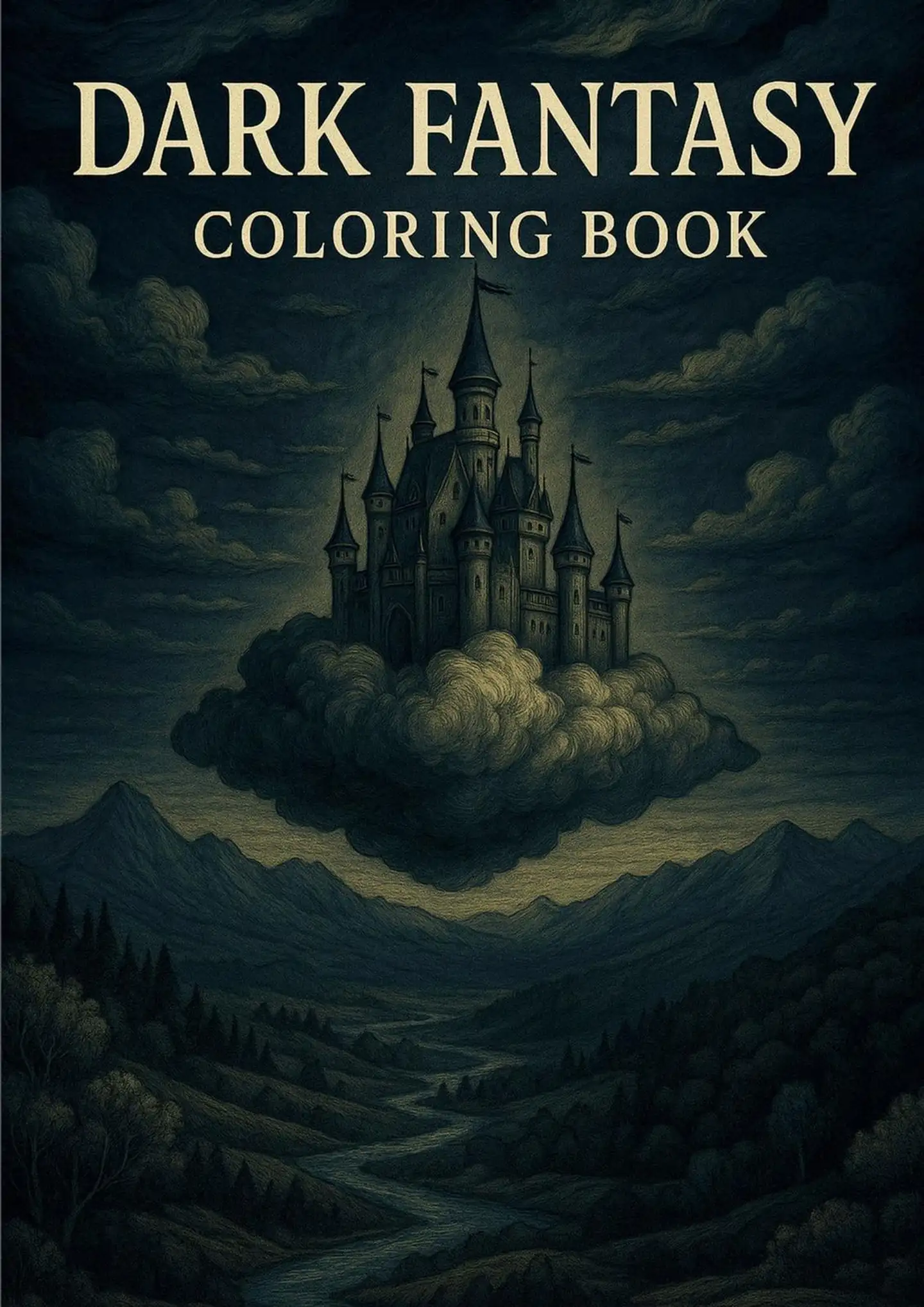 Maijanen, Dark Fantasy Coloring Book