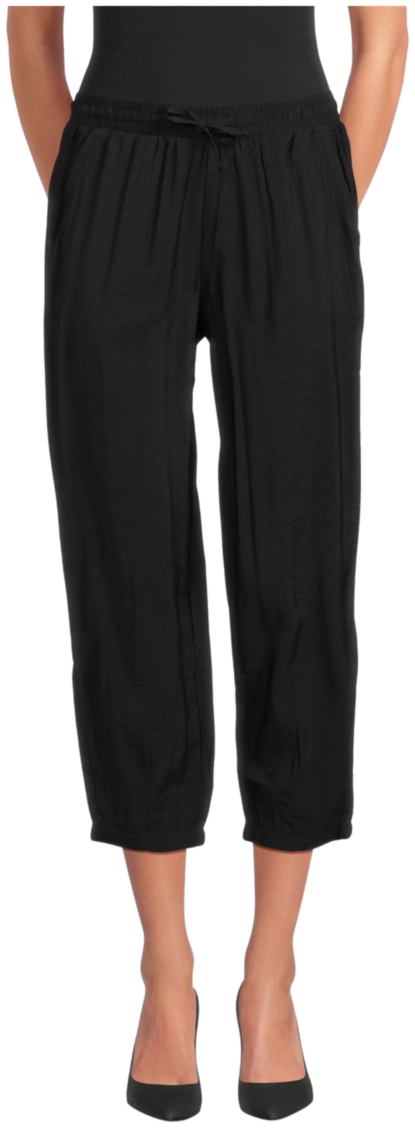 WKLY. naisten culottes-housut 222W090225 - BLACK - 1