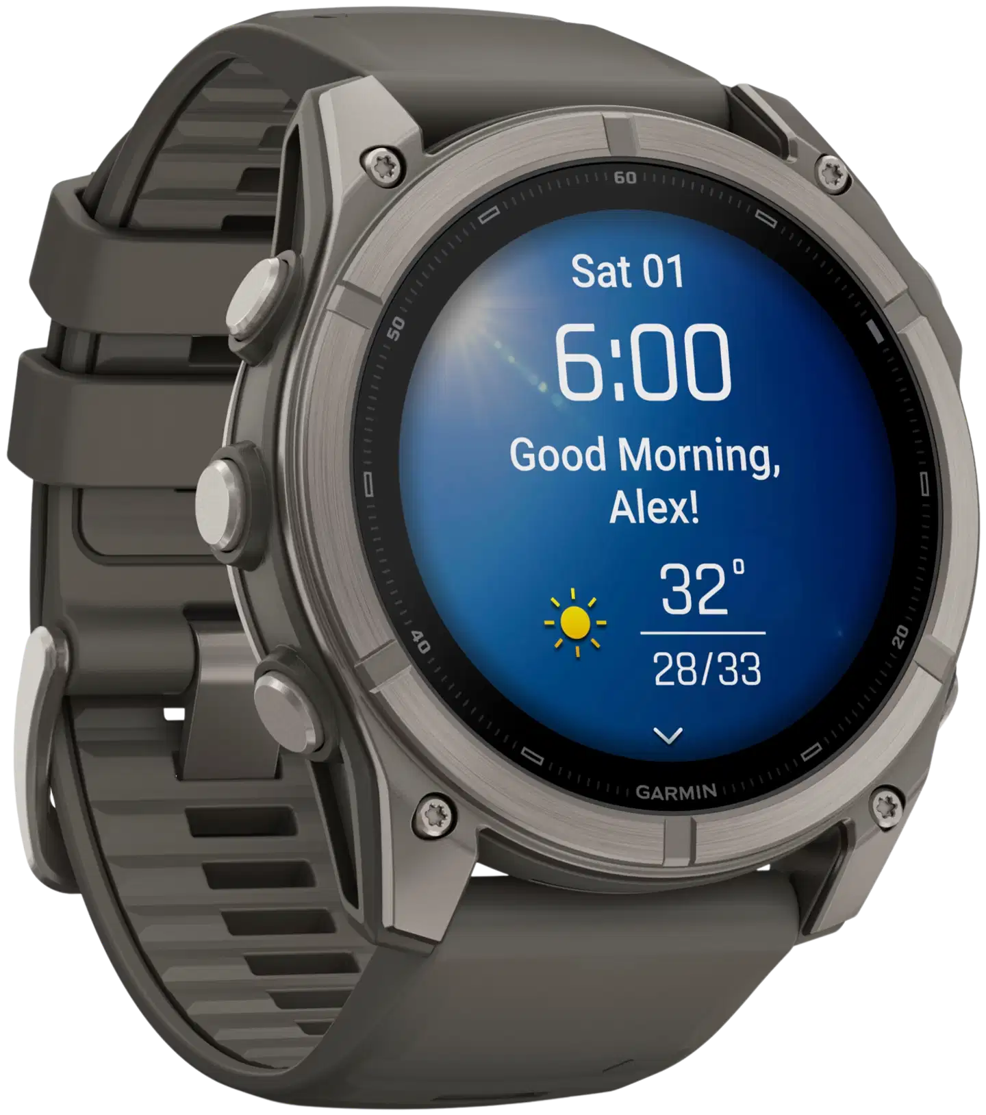 Garmin Fenix 9 51 mm titaani- ja kivenharmaa urheilukello - 6