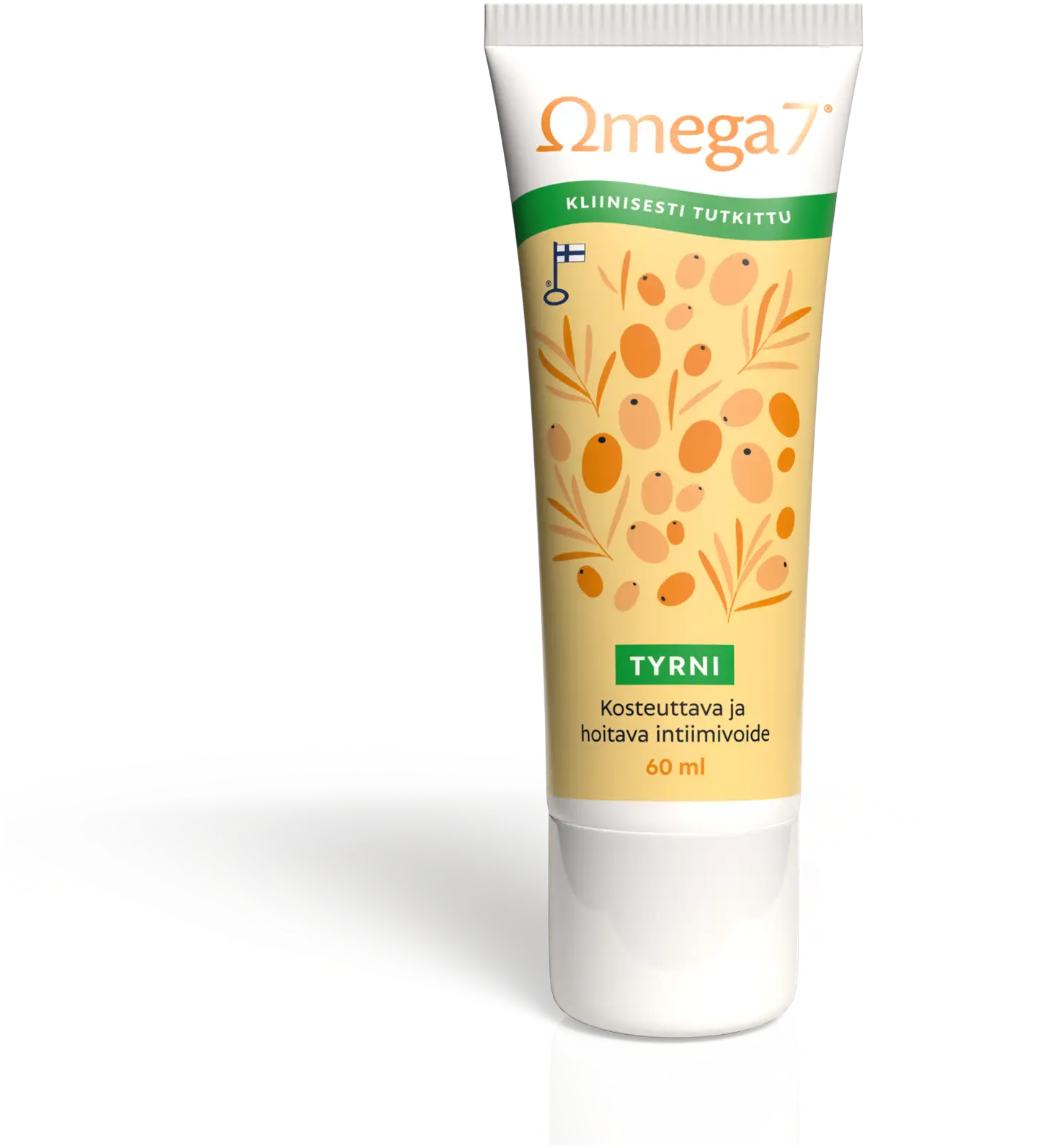 Omega7 TYRNI kosteuttava ja hoitava intiimivoide 60 ml