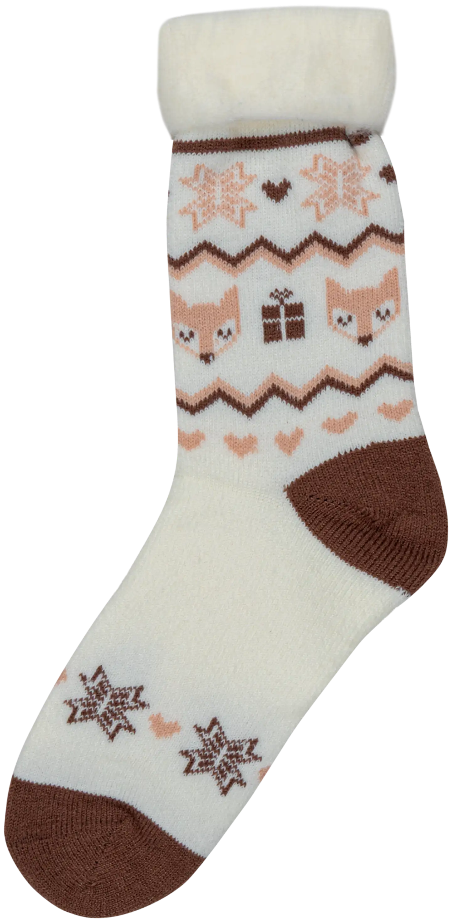 House naisten pehmosukat 214H322507 - Off white/taupe - 1