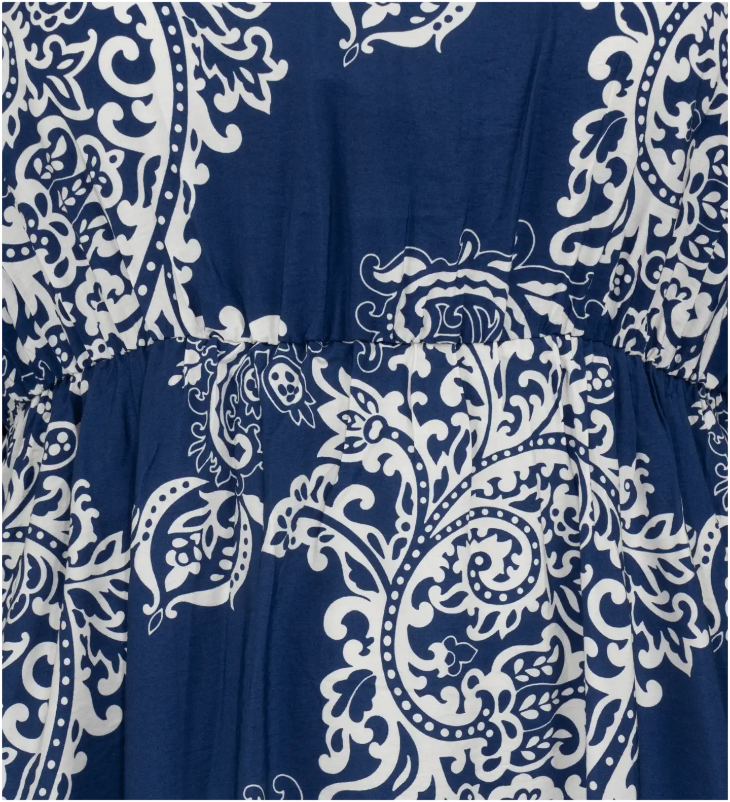 House naisten pitkä kangasmekko 218HP03515, D-mitoitus - Blue Paisley - 3