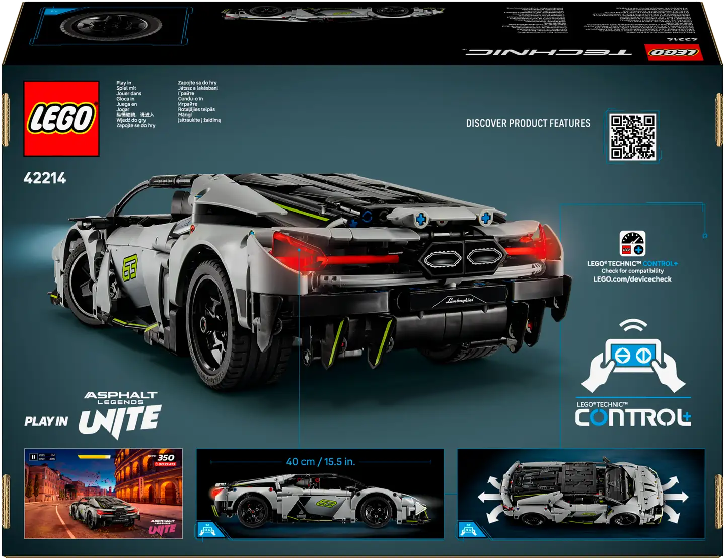 LEGO Technic 42214 Lamborghini Revuelto superurheiluauto - 3