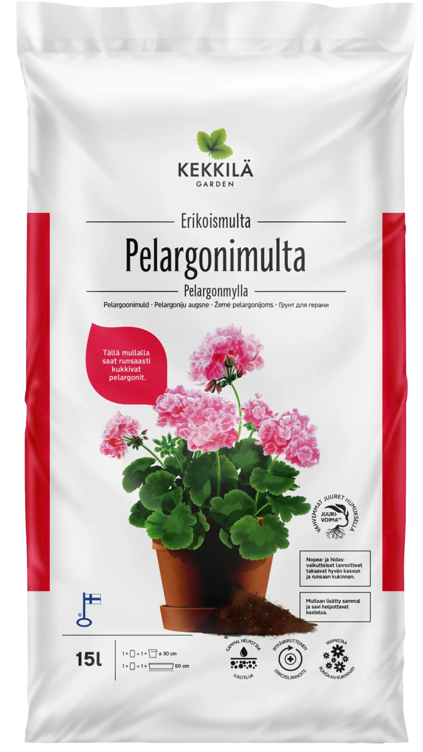 Kekkilä Pelargonimulta 15 l - 1