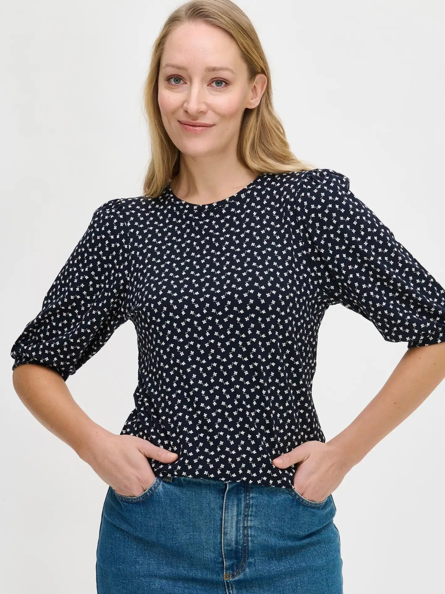 Nanso Naisten pusero Liliana - tummansininen - 3