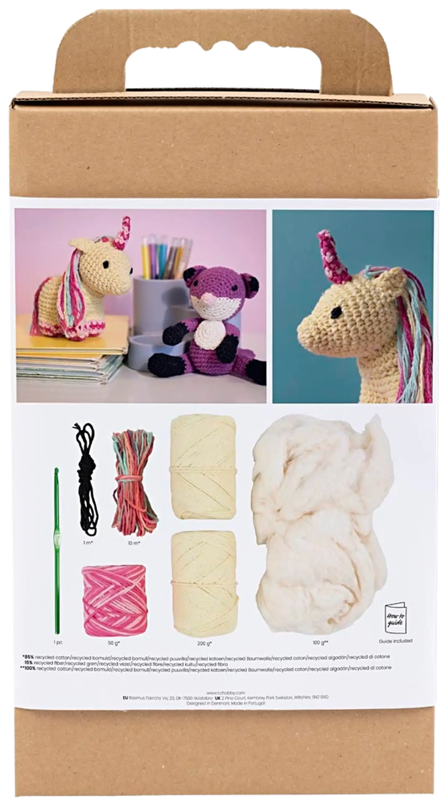 Amigurumi Askartelusetti, Yksisarvinen, 1pkk/ 1 pkt - 2