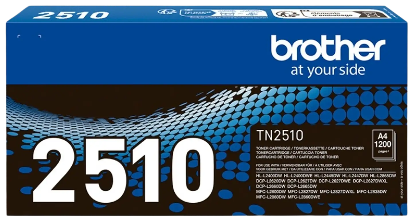 Brother tn2510 toner black 1200p