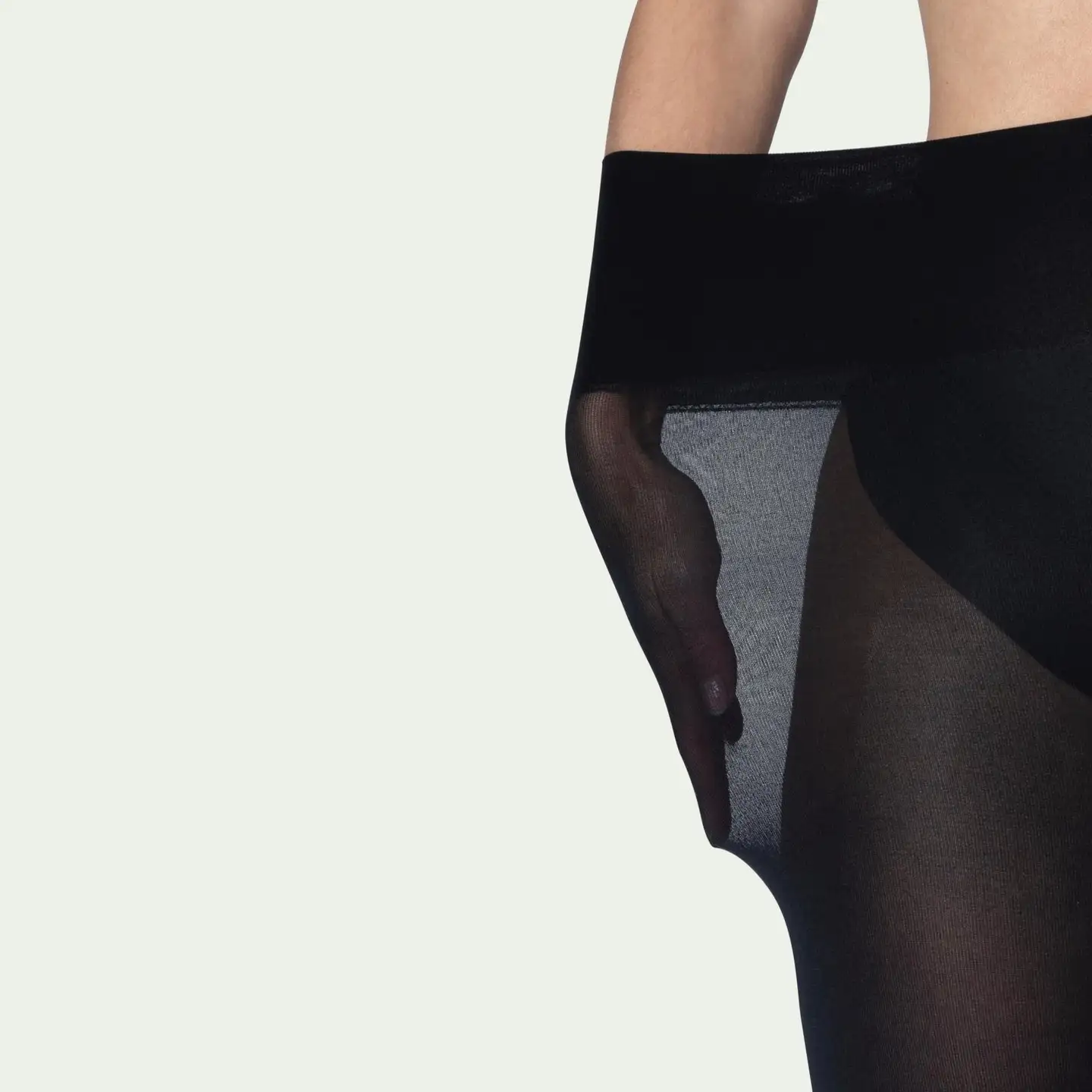 Norlyn sukkahousut Comfy 100 den - BLACK - 3