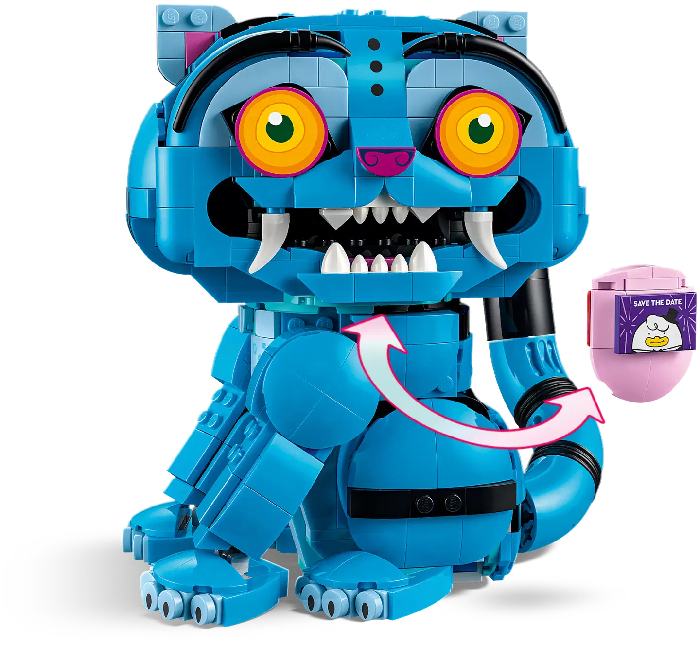 LEGO® KPop Demon Hunters 72537 Derpy-tiikeri ja Sussie-lintu - 7