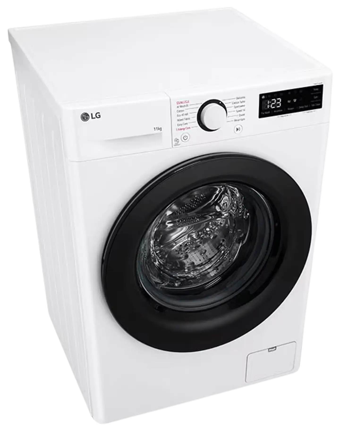 LG edestä täytettävä pyykinpesukone F4Y5EYP6W 11kg valkoinen - 8