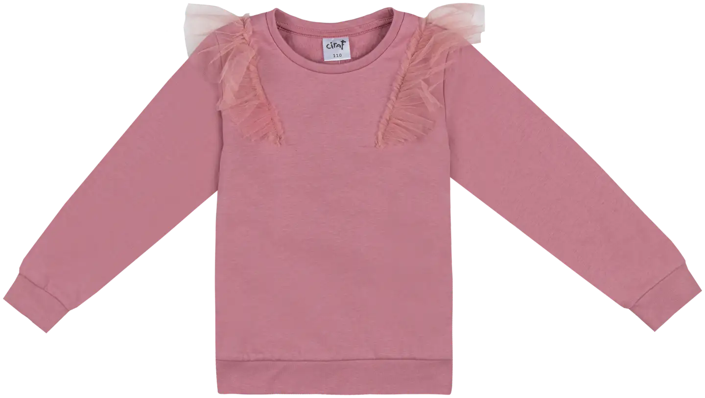Ciraf lasten collegepaita juhla 25TC254012 - Lilas - 1